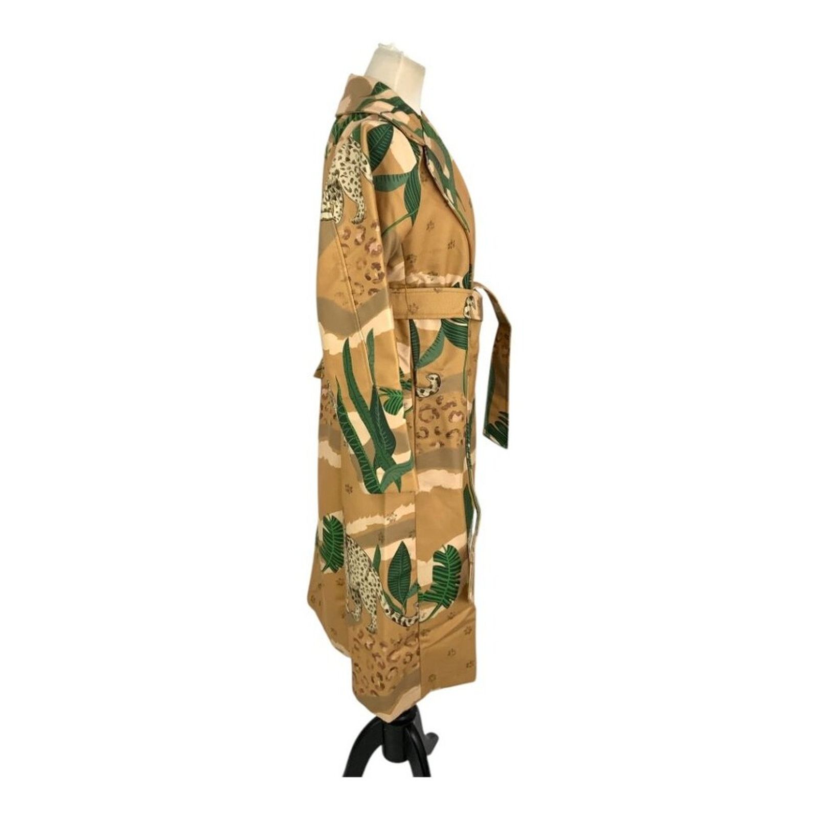 Other Las Surenas Jungle D'Amour Coat Camel Large NWT $600 MSRP Size L / US 10 / IT 46 - 9 Thumbnail