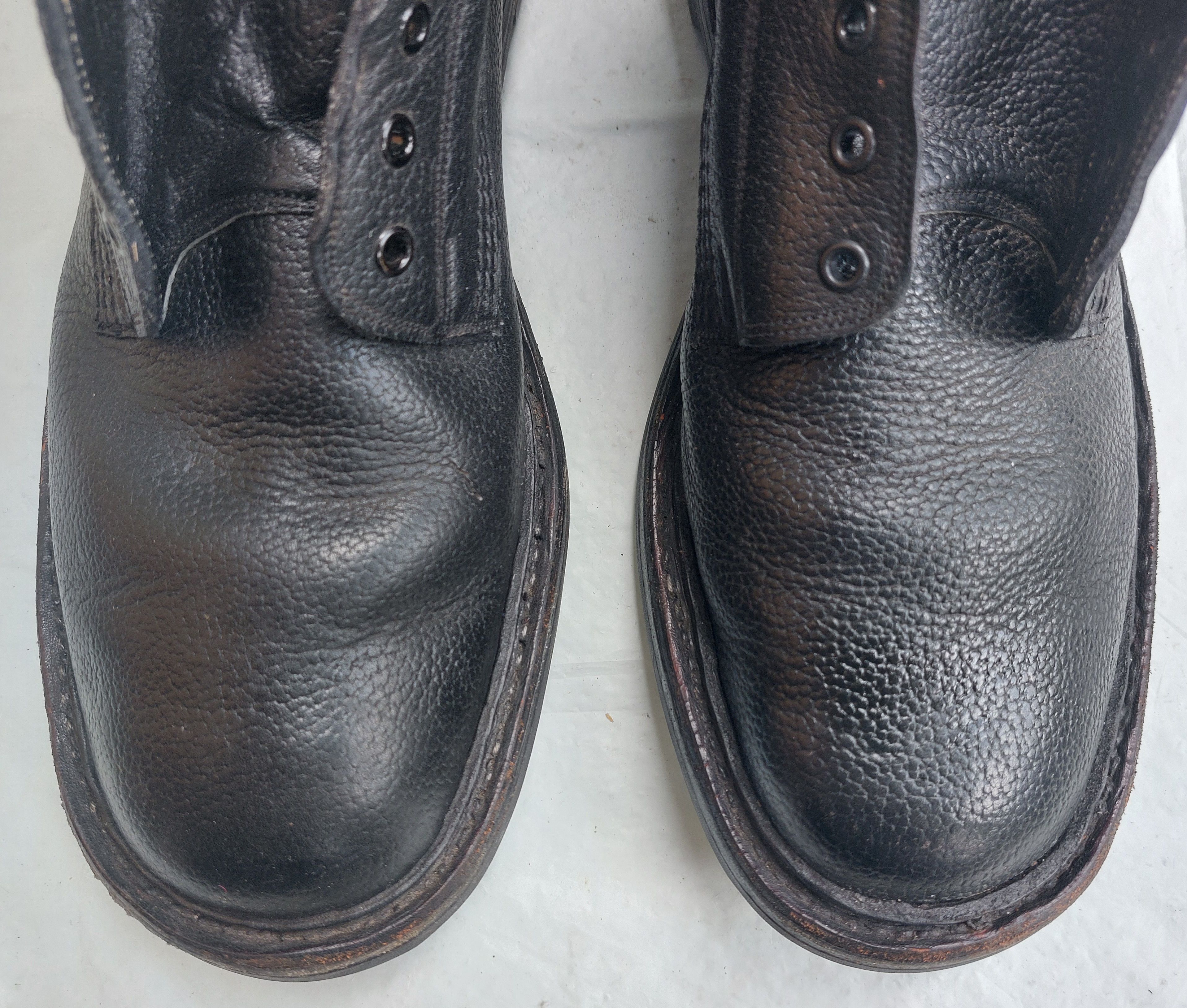 Vintage Vtg 1966 Belgian combat boots by SOLIDOR BELGIUM Size US 11.5 / EU 44-45 - 5 Thumbnail