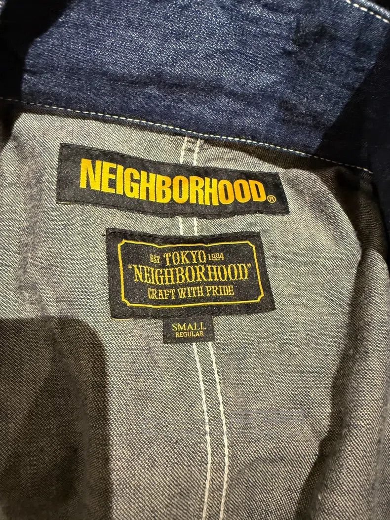 Neighborhood Neighborhood Raw Denim Work Jacket Size US S / EU 44-46 / 1 - 3 Thumbnail