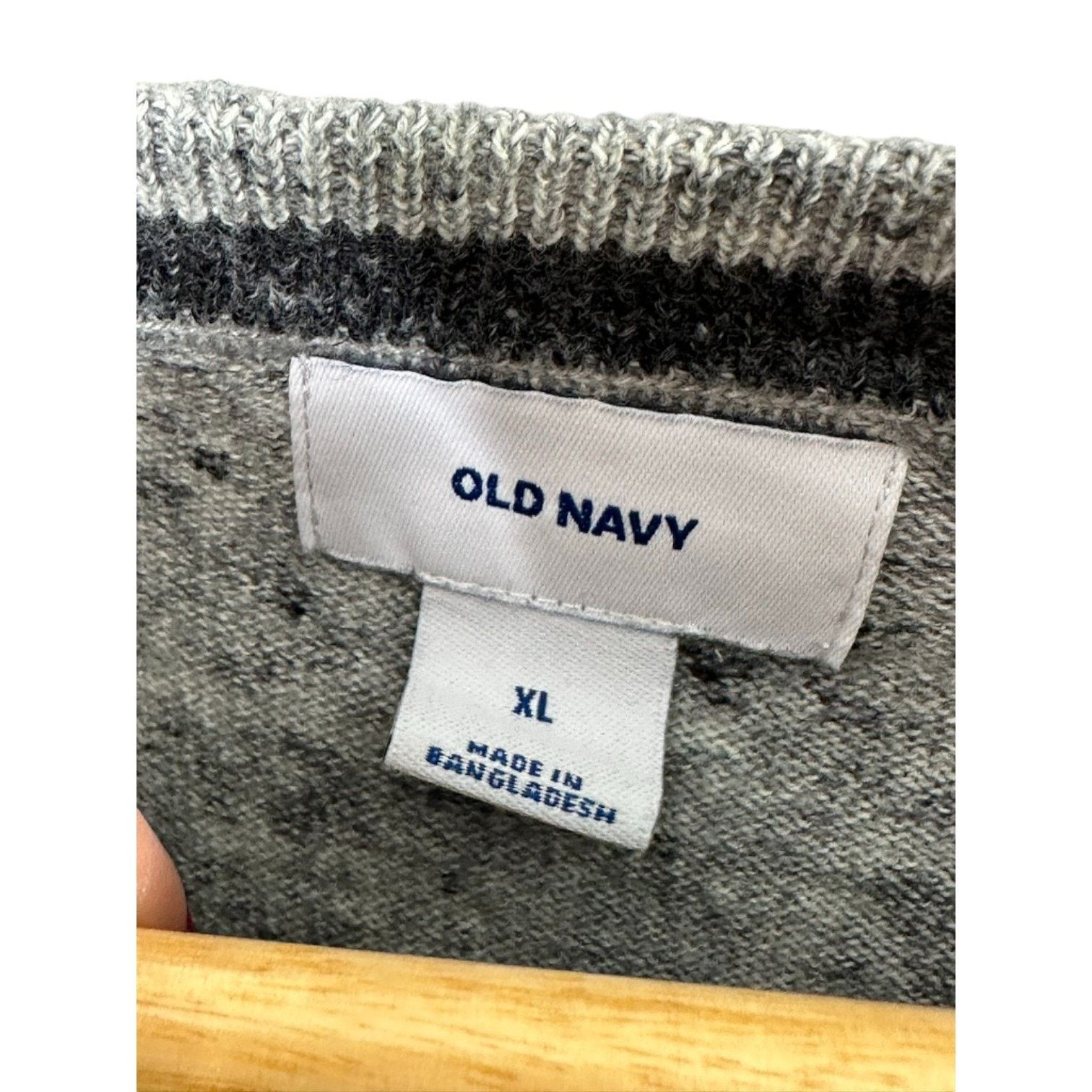 Old Navy Old Navy Long Sleeve Heather Gray Sweater Men's Size XL Size US XL / EU 56 / 4 - 5 Thumbnail