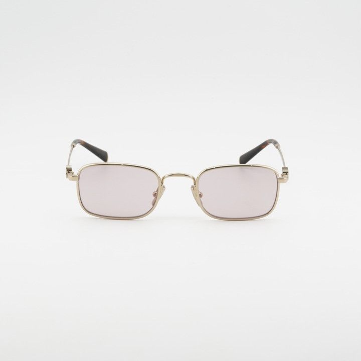 Miu Miu Miu Miu MUA53S ZVN4I0 Sunglasses Gold Rectangle Frame Size ONE SIZE - 6 Thumbnail