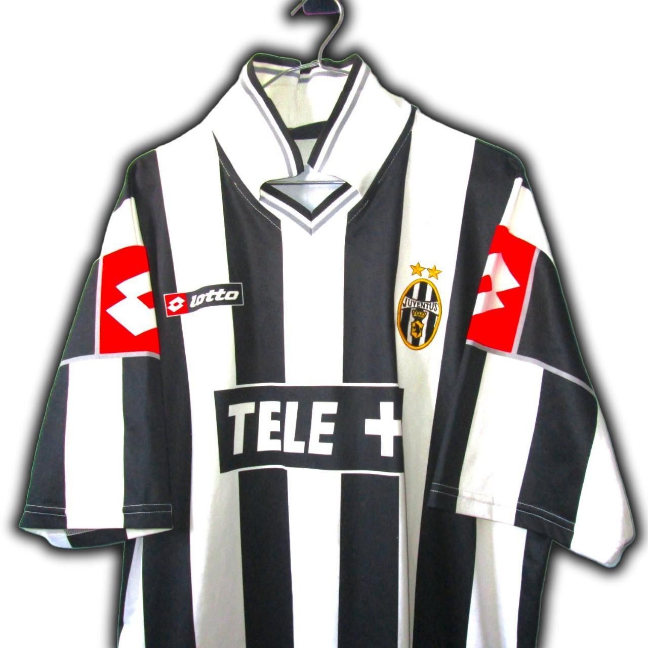 Lotto Sport Fc Juventus Italy 2001 2002 2003 Home Cup Shirt Jersey Size US XL / EU 56 / 4 - 1 Thumbnail