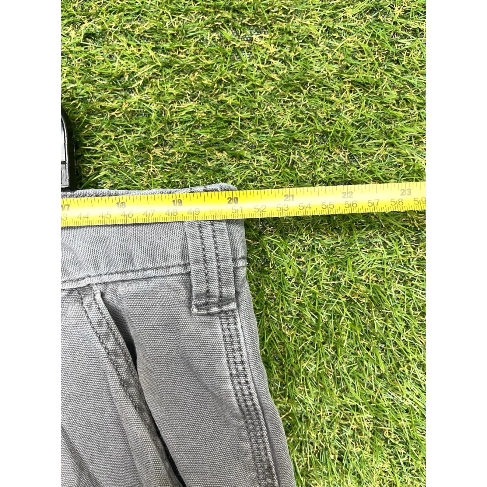Carhartt VINTAGE Carhartt Carpenter Pants Mens 42x30 Gray Rugged Flex Canvas Work Relaxed Fit Y2K Size US 42 / EU 58 - 7 Thumbnail