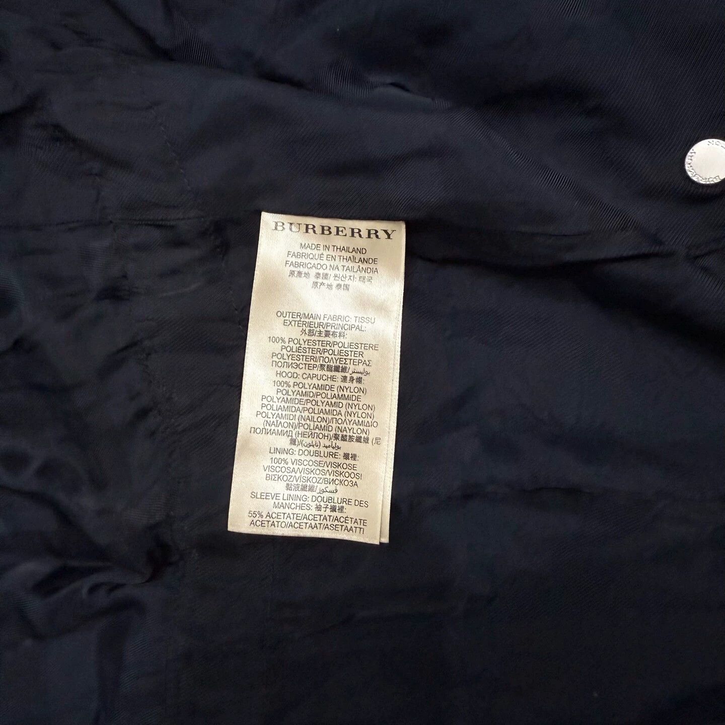Burberry Burberry Black Nylon Double Zip Jacket 54 99new Size US L / EU 52-54 / 3 - 4 Thumbnail