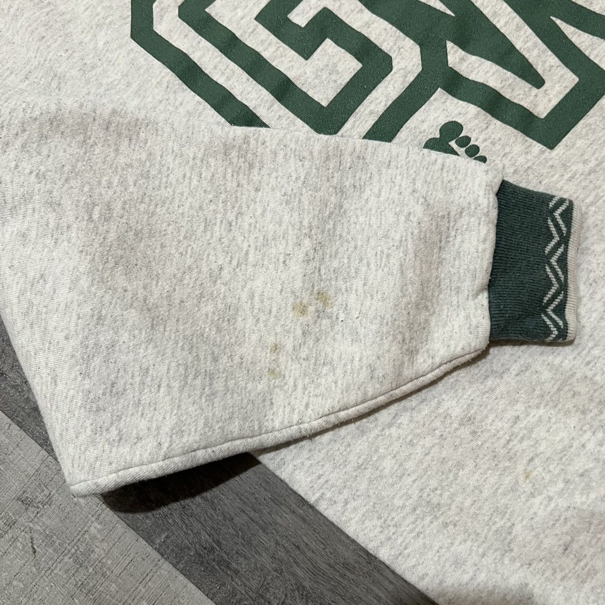 Vintage VTG George Washington HS Denver Grey/Green 90s Sweatshirt Size US XXL / EU 58 / 5 - 4 Thumbnail
