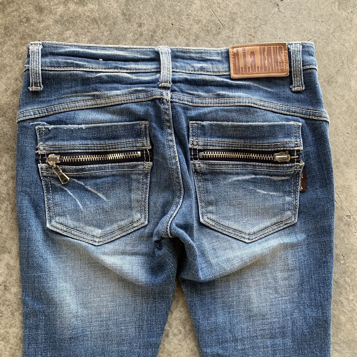 Other Vintage Japanese d.i.a Zipper Skinny Jeans Size US 28 / EU 44 - 12 Thumbnail