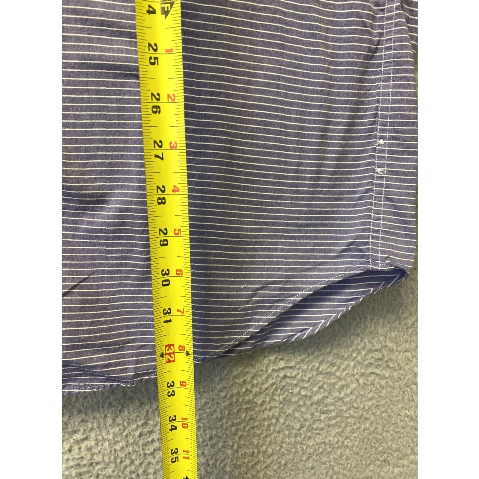 J.Crew VINTAGE J Crew Dress Shirt Men XLT Long Sleeve Blue Denim Twill Casual Business Formal 99-41 Size US XL / EU 56 / 4 - 5 Thumbnail