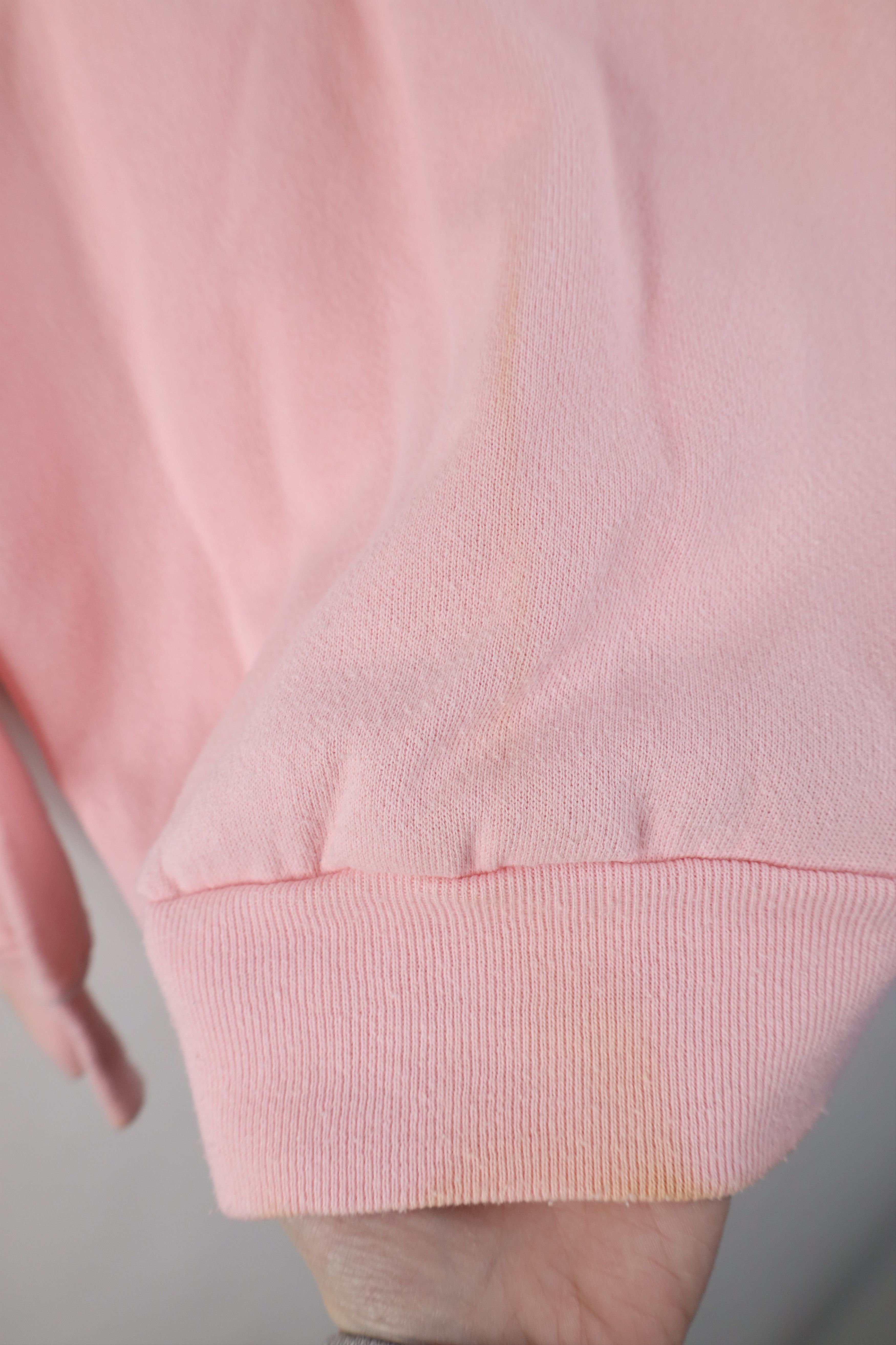 Vintage Vintage 80s 90s Streetwear Blank Crewneck Sweatshirt Pink Size S / US 4 / IT 40 - 10 Thumbnail