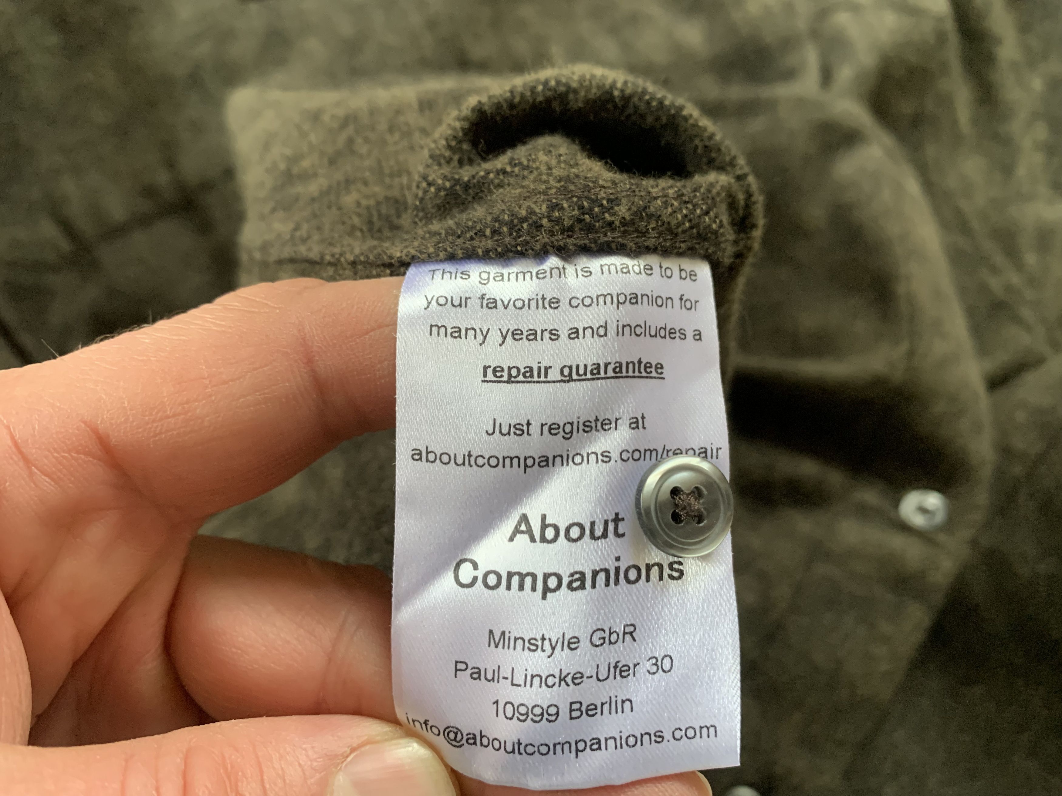 Other About Companions Flannel Khaki Long Sleeve Shirt Size US L / EU 52-54 / 3 - 7 Thumbnail
