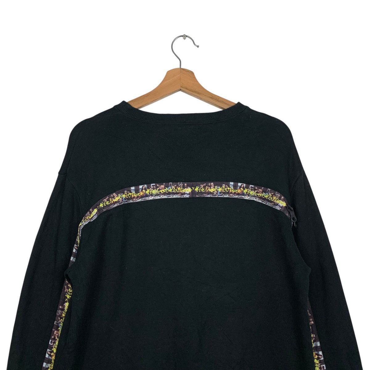 Japanese Brand STUD MUFFIN Fuck Off Logo Zip on Back Sweatshirt #1736-C77 Size US M / EU 48-50 / 2 - 2 Thumbnail