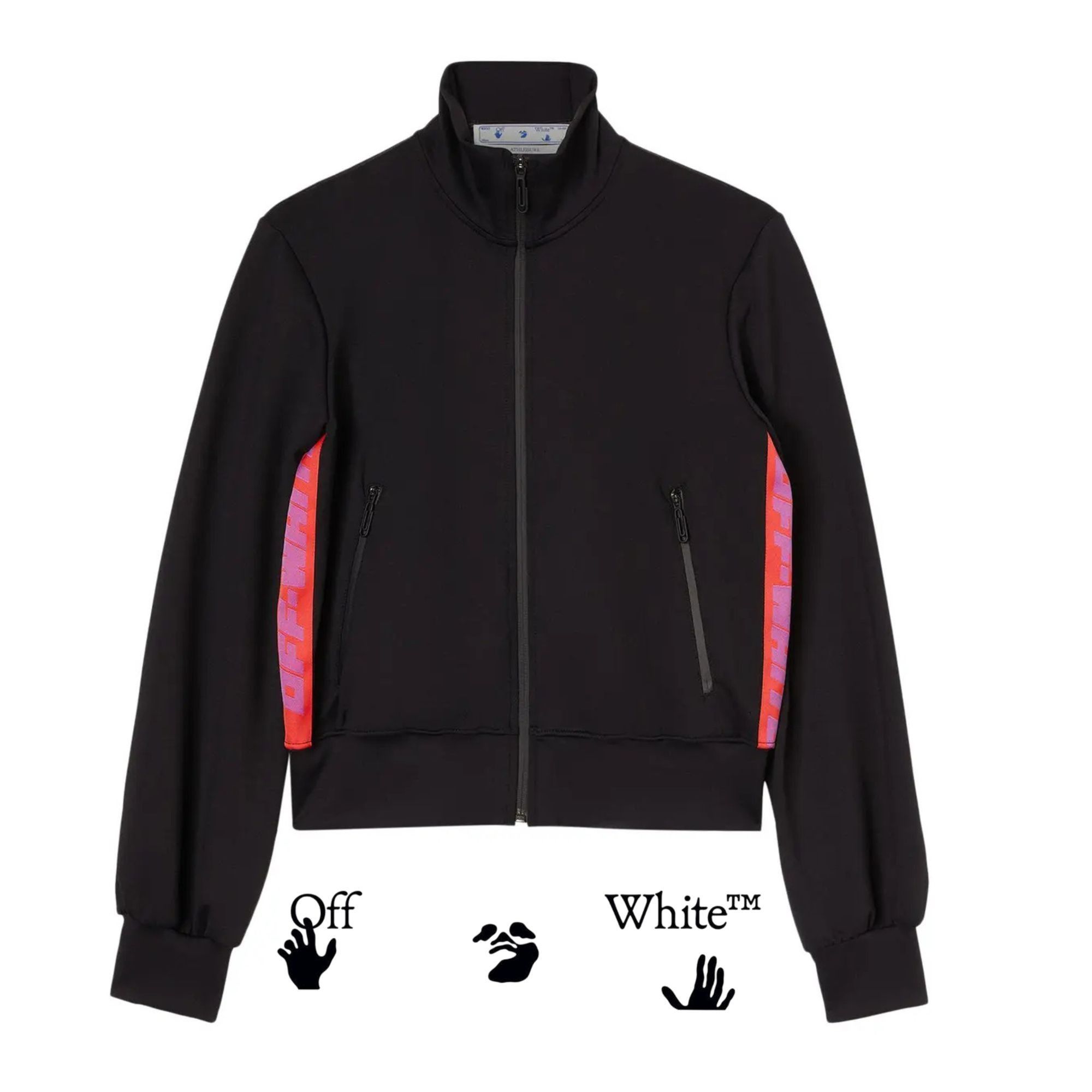 Off-White Off-White c/o Virgil Abloh Athleisure Logo-Band Track Jacket Size XS / US 0-2 / IT 36-38 - 1 Thumbnail