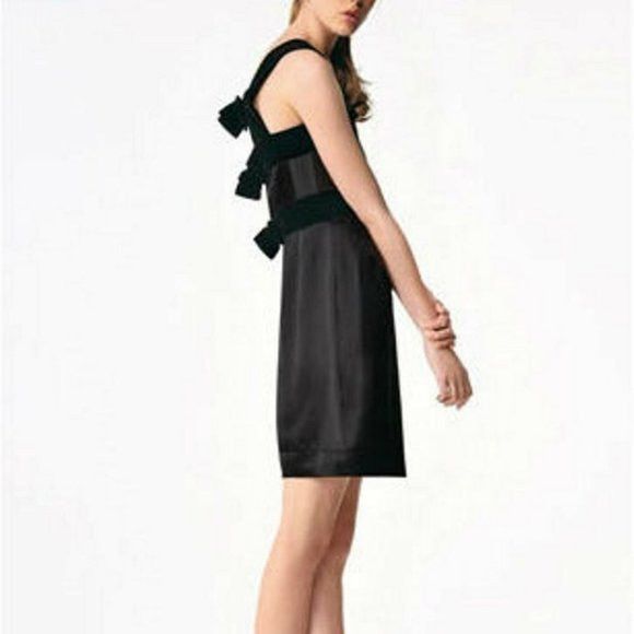 image of See By Chloe Velvet Straps Velour Bow ( 8 ) in Black, Women's (Size Medium)