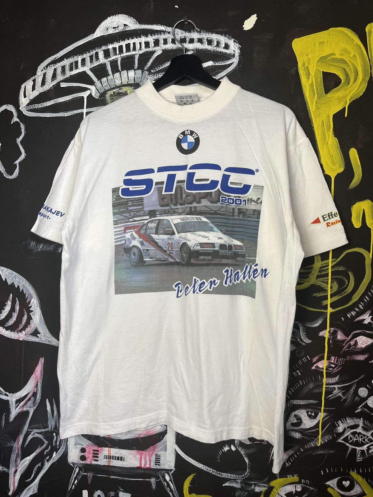 BMW × Vintage Vintage BMW Racing Logo T-shirt Style Size US M / EU 48-50 / 2 - 1 Thumbnail