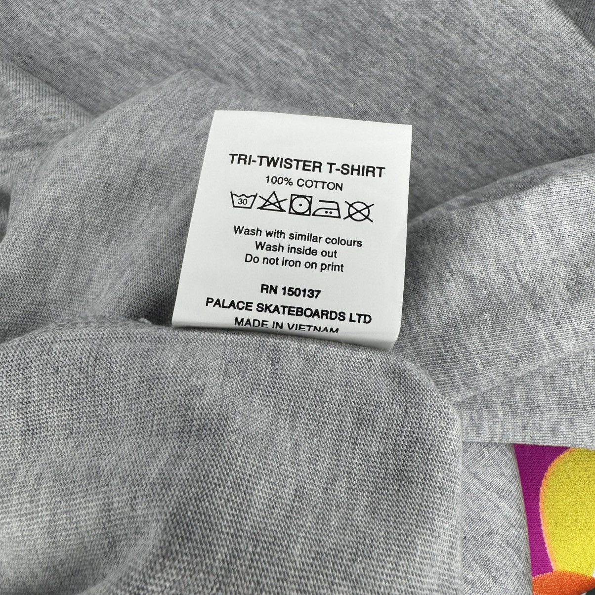 Palace Palace Tri-Twister Tee Grey Marl SS23 Sz XLarge Size US XL / EU 56 / 4 - 7 Thumbnail