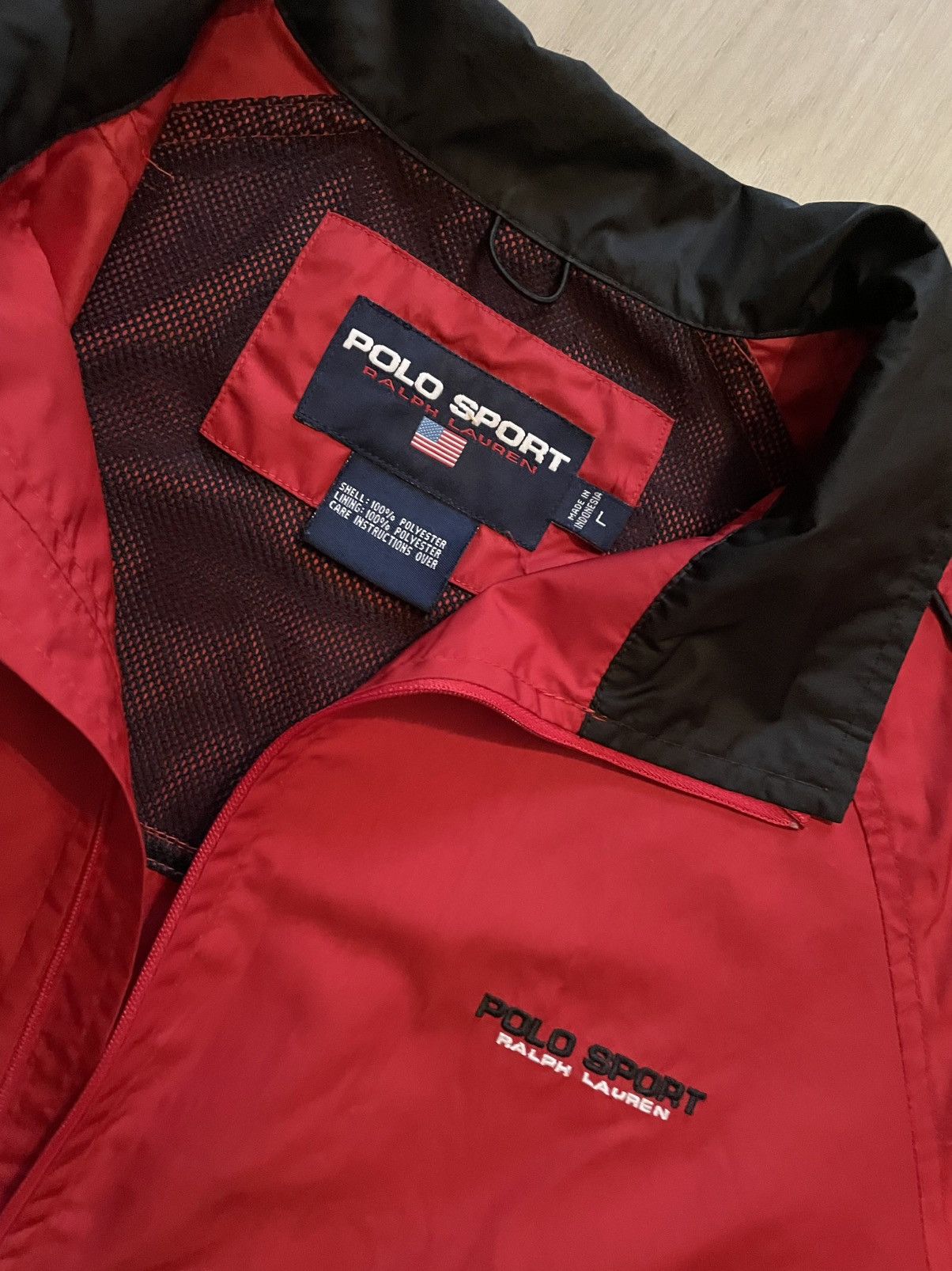 Polo Ralph Lauren × Vintage Vintage POLO SPORT Ralph Lauren Spell Out Jacket Large Size US L / EU 52-54 / 3 - 3 Thumbnail