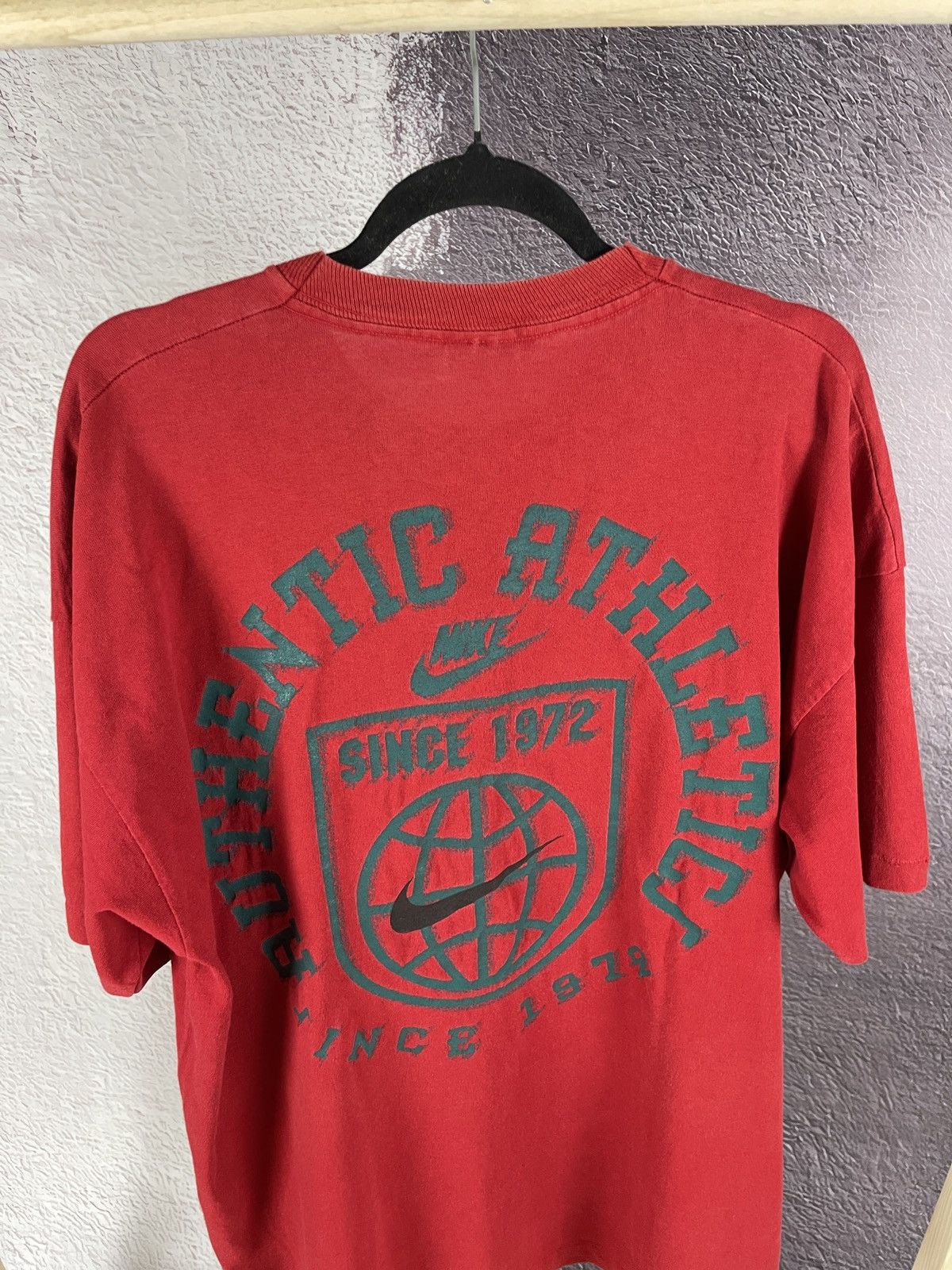 Nike Nike Authentic Athletic vintage 80s 90s single stitch tee Size US XL / EU 56 / 4 - 13 Thumbnail