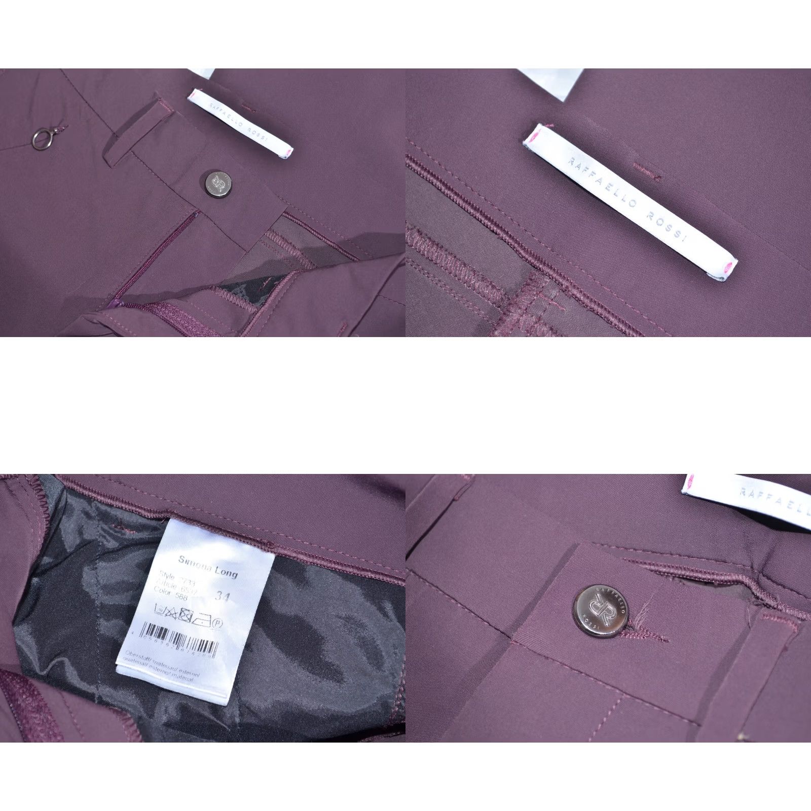 Vintage Raffaello Rossi Trousers Shirt? Size 24" / US 00 / IT 34 - 8 Thumbnail