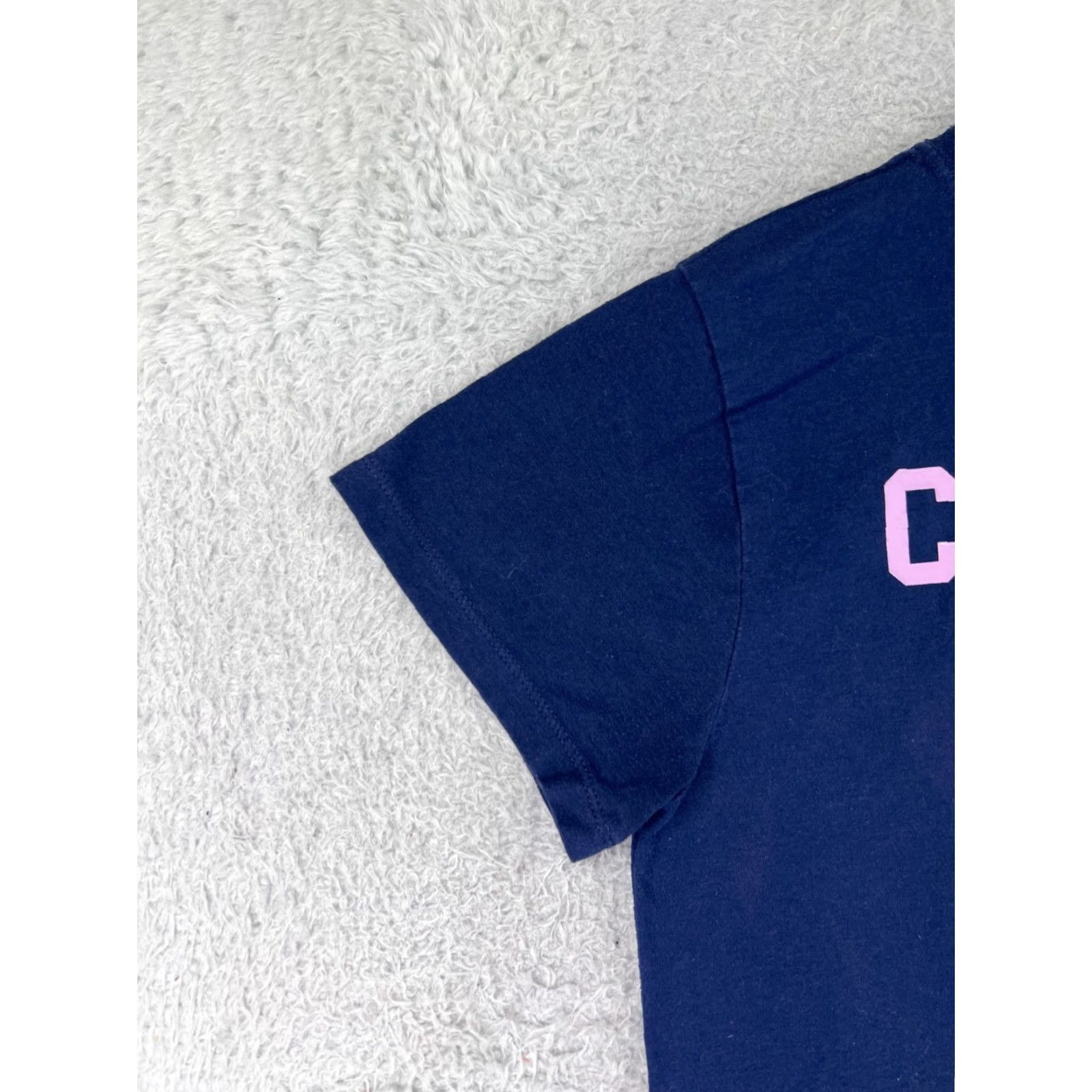 Champion Champion Shirt Mens Large Blue Crew Neck Spellout Logo Short Sleeve Cotton Size US L / EU 52-54 / 3 - 7 Thumbnail