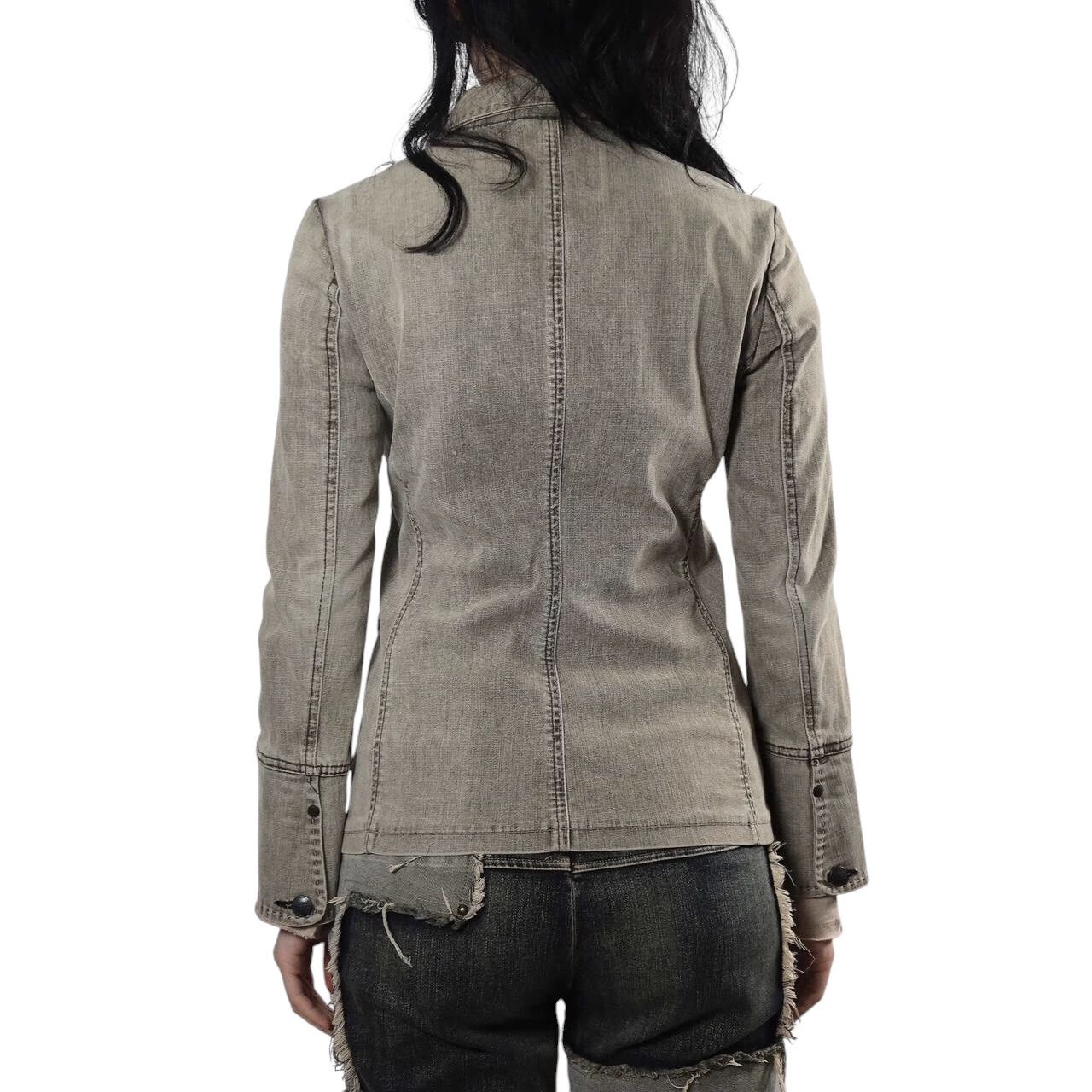 Marithe + Francois Girbaud × Vintage RARE🔥VINTAGE M.F. GIRBAUD DENIM JACKET Size XS / US 0-2 / IT 36-38 - 6 Thumbnail