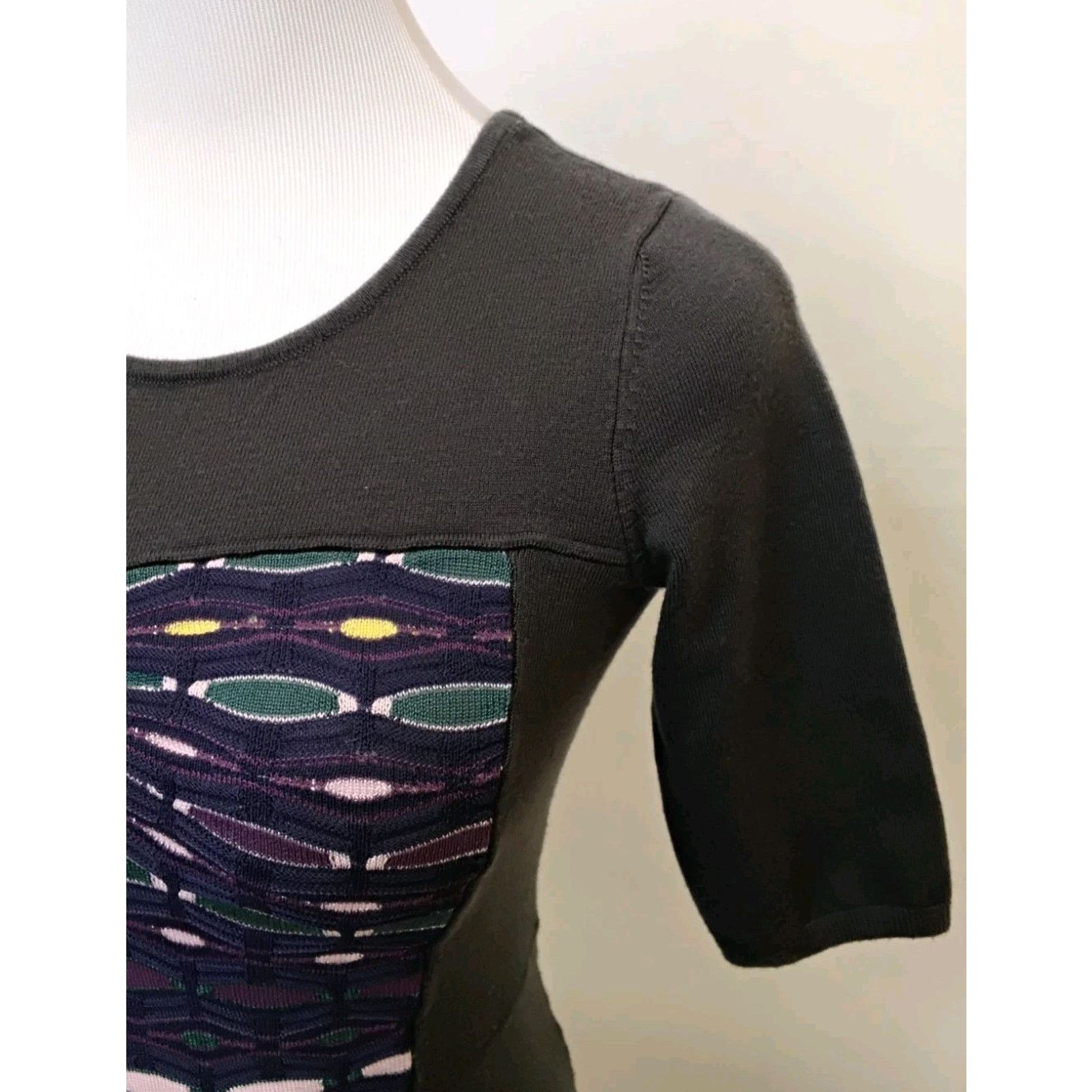 Missoni Missoni Knit Dress Women's US 2 Gray Purple Made in Italy Size XS / US 0-2 / IT 36-38 - 7 Thumbnail