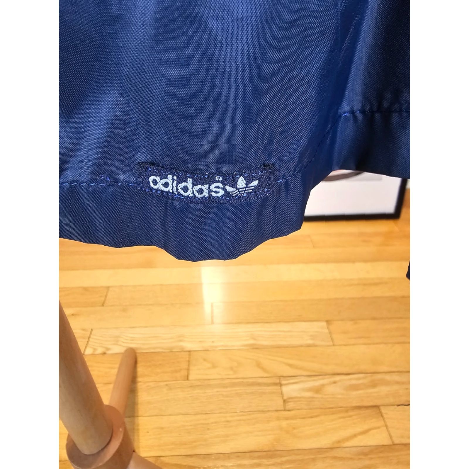 Adidas VINTAGE adidas TREFOIL LA MARQUE AUX 3 BANDES WINDBREAKER NAVY JACKET XL SZ Size US XL / EU 56 / 4 - 2 Thumbnail