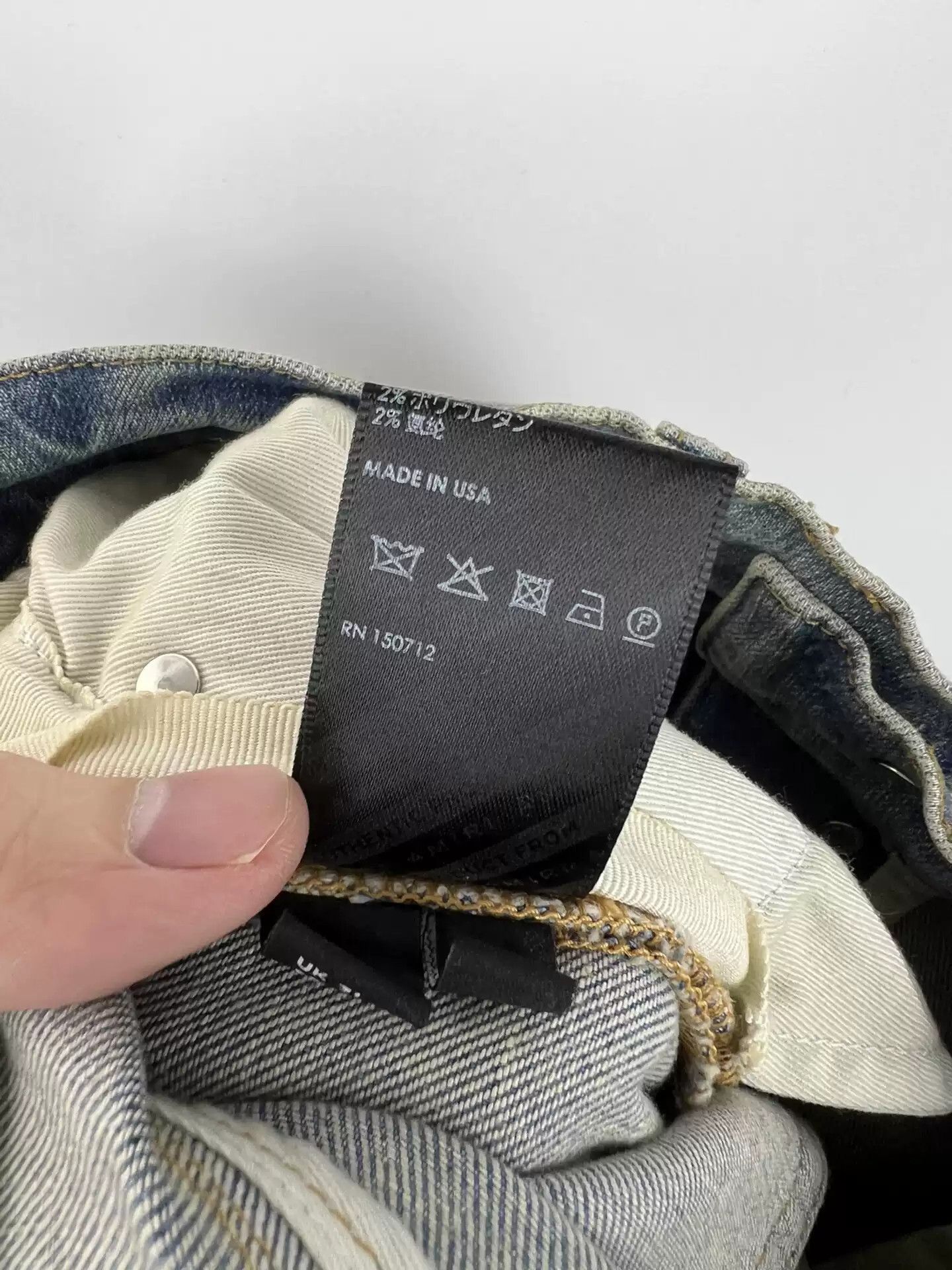 Amiri AMIRI Checked Destroyed Mx1 Jeans-2506 Size US 32 / EU 48 - 7 Thumbnail