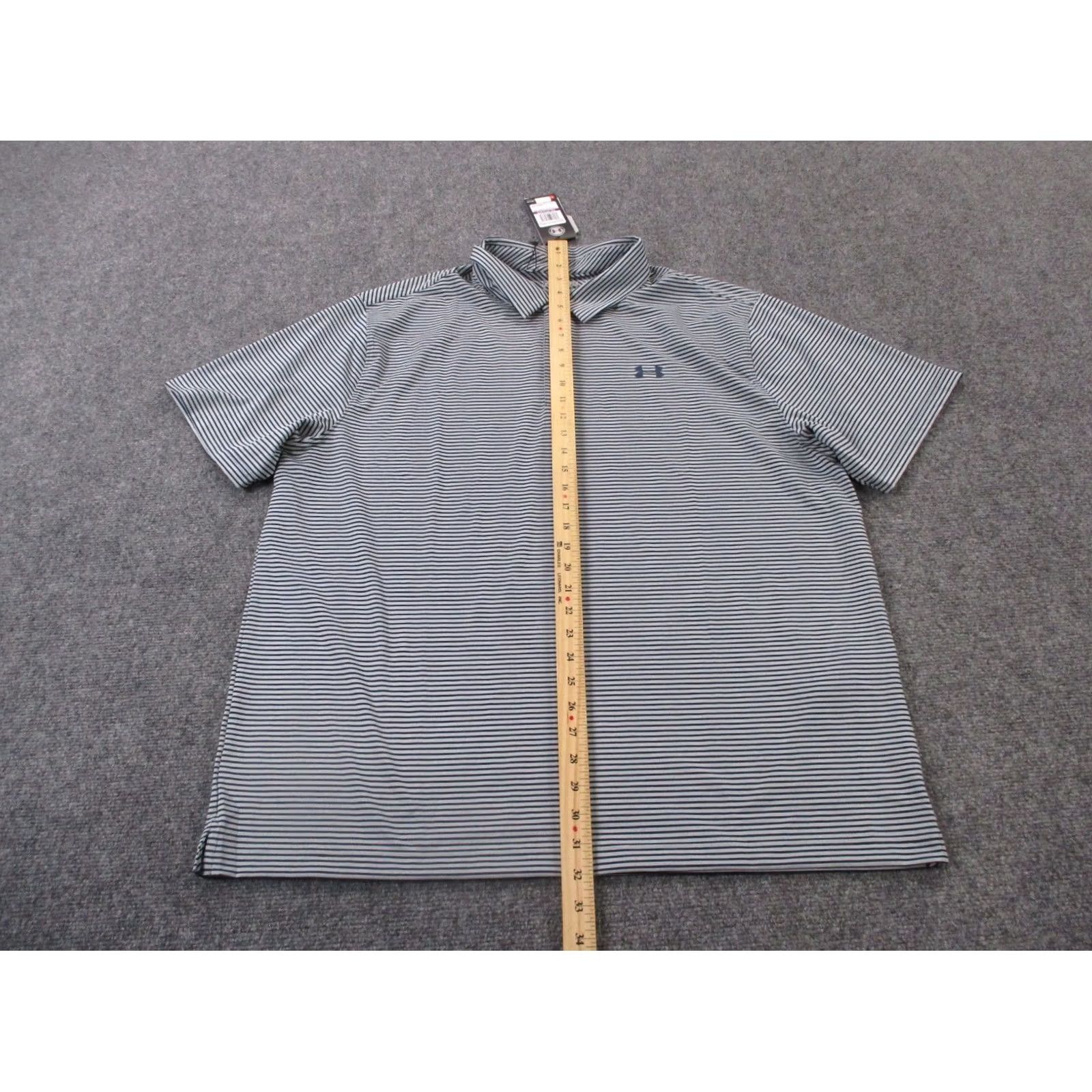 Under Armour Under armour Polo Shirt Mens 2XL Striped Loose Performance Golf Logo Sport NEW Size US XXL / EU 58 / 5 - 3 Thumbnail