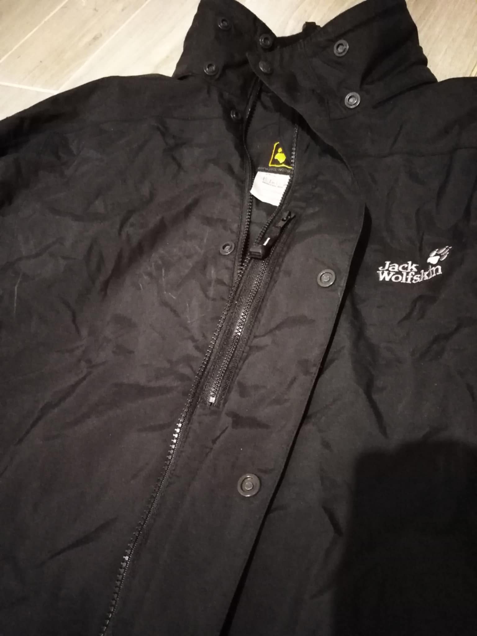 Jack Wolfskin Jack Wolfskin Softshell Stormlock Black Full Zip Jacket Coat Size US L / EU 52-54 / 3 - 5 Thumbnail