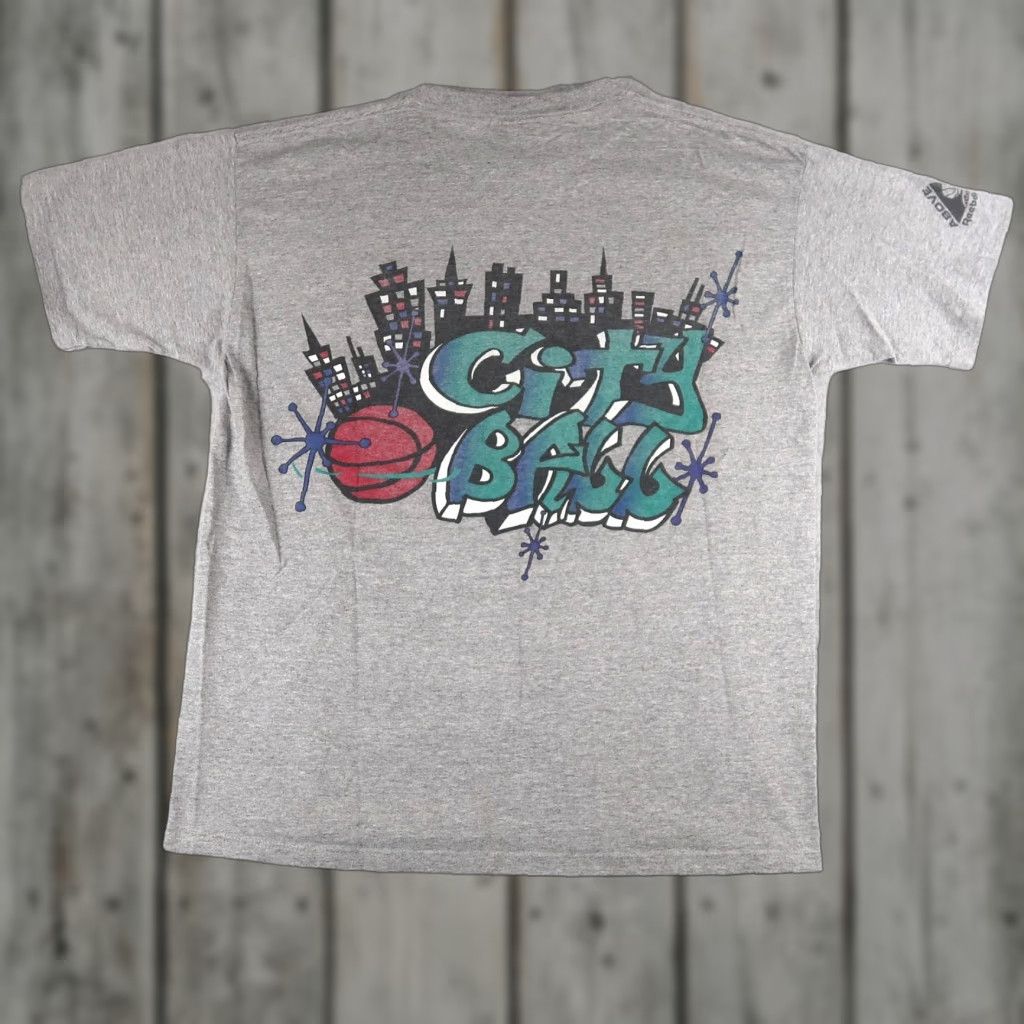 Reebok VINTAGE 90s Reebok Above The Rim Graphic Print T-Shirt Size L Large Gray Mens Size US L / EU 52-54 / 3 - 1 Thumbnail