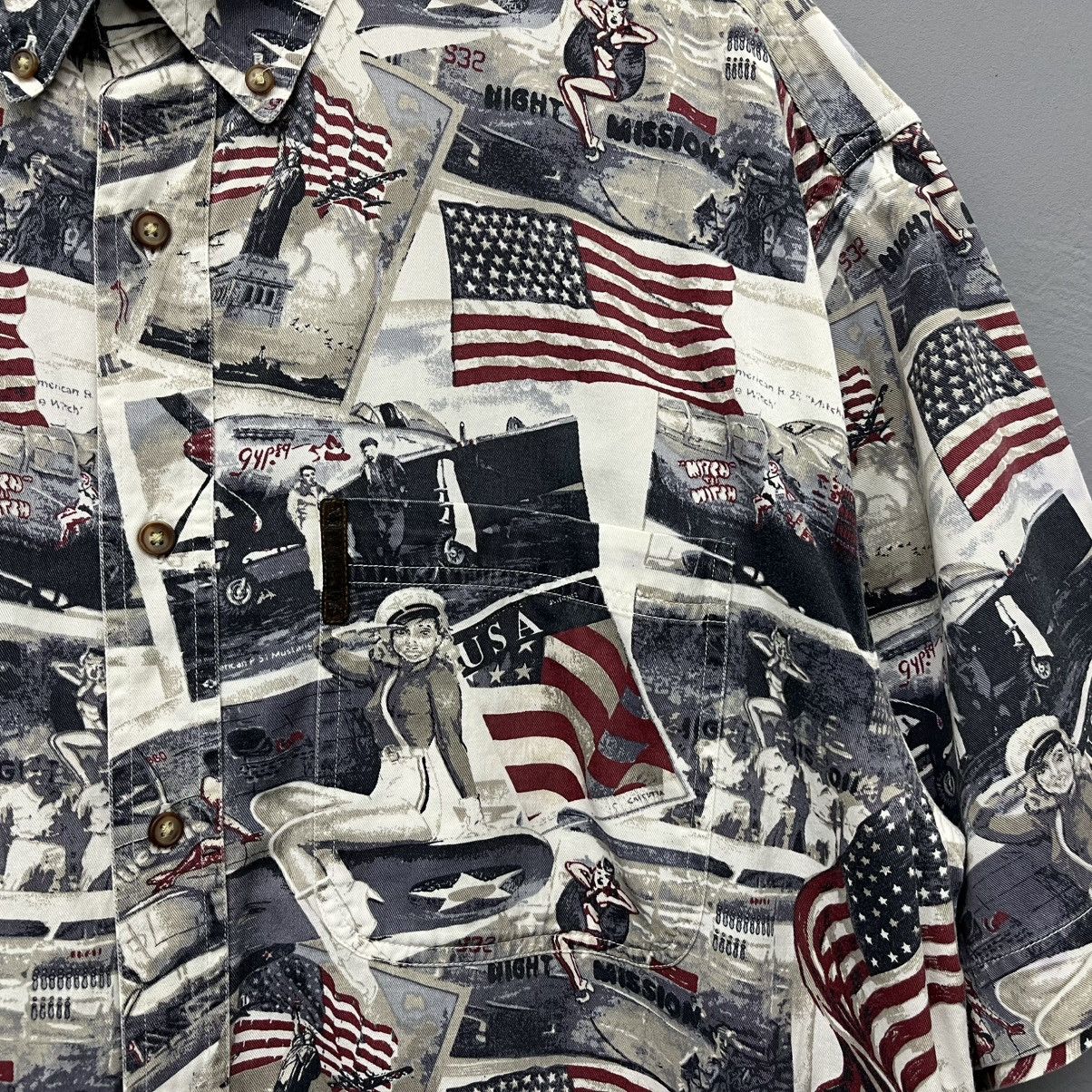 North River Outfitters North River American Patriotic Button Up Shirts Size US XL / EU 56 / 4 - 6 Thumbnail