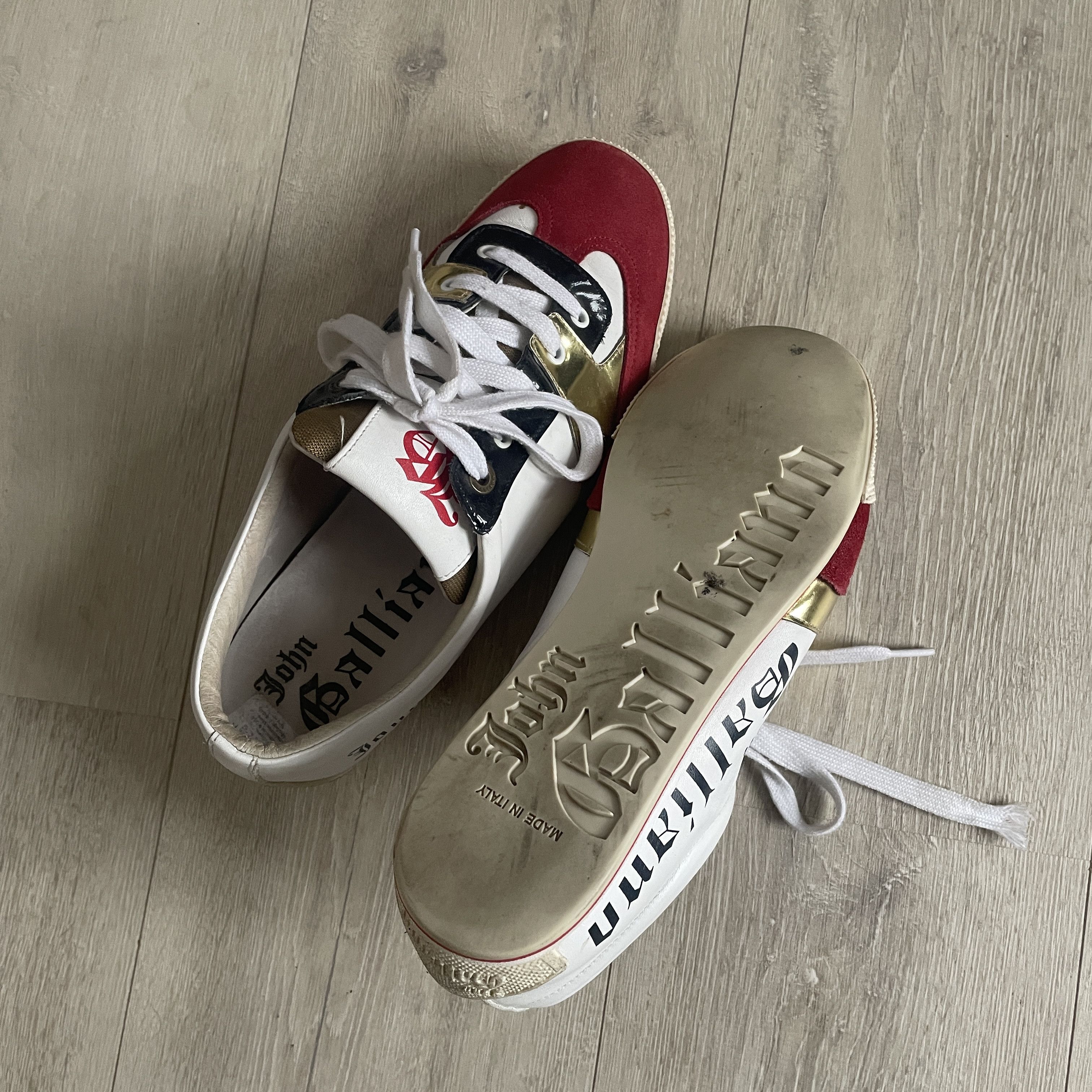 John Galliano John Galliano mainline leather sneakers Size US 10 / EU 43 - 7 Thumbnail