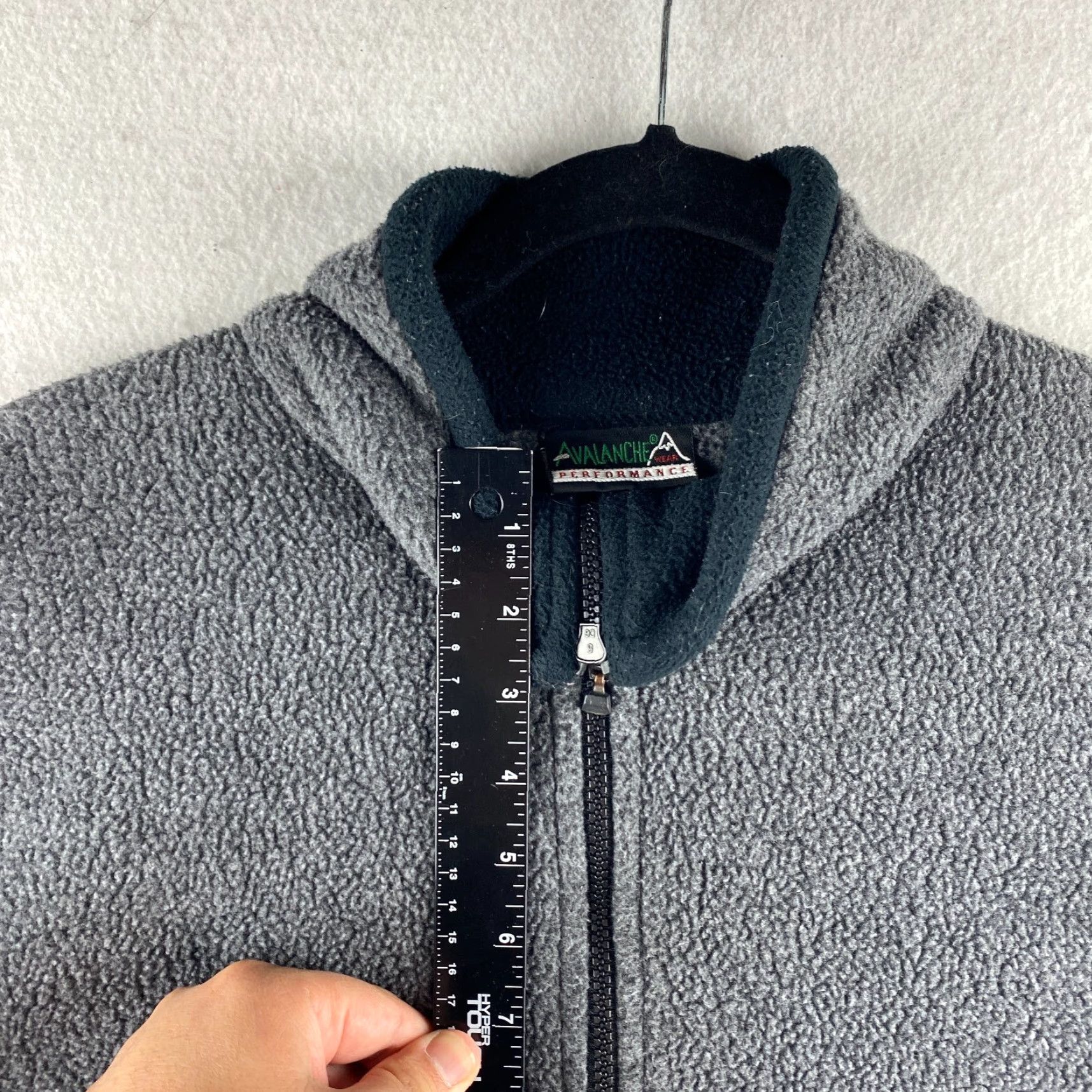 Avalanche Avalanche Jacket Mens 2XL Gray Fleece Full Zip High Neck Windbreaker All Seasons Regular Jacket Mens (2XL) Size US XXL / EU 58 / 5 - 7 Thumbnail