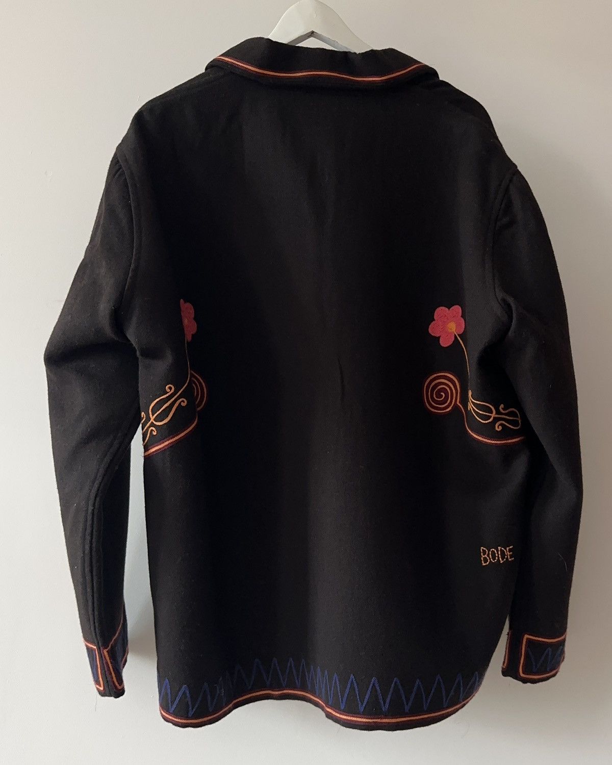 Bode Bode FW21 Rancher Embroidered Wool Pullover – NWT Size US M / EU 48-50 / 2 - 5 Thumbnail