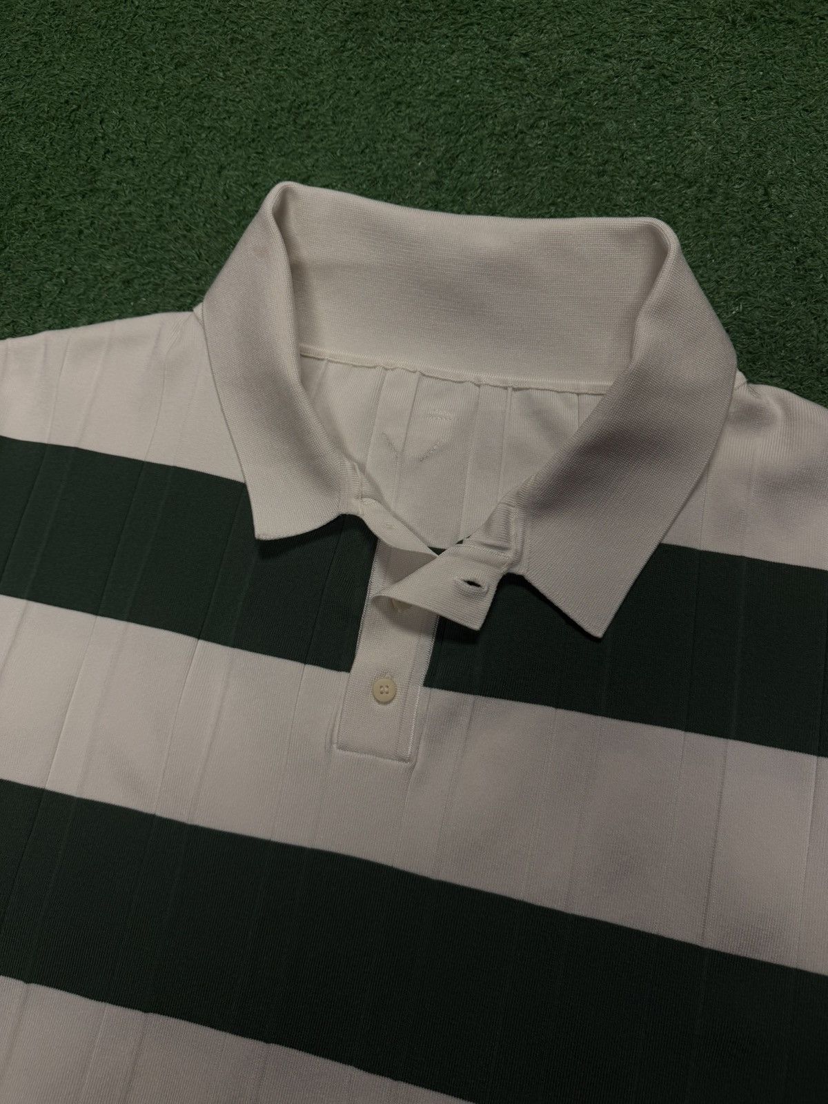 Jacquemus Jacquemes striped heavyweight polo Size US L / EU 52-54 / 3 - 2 Thumbnail