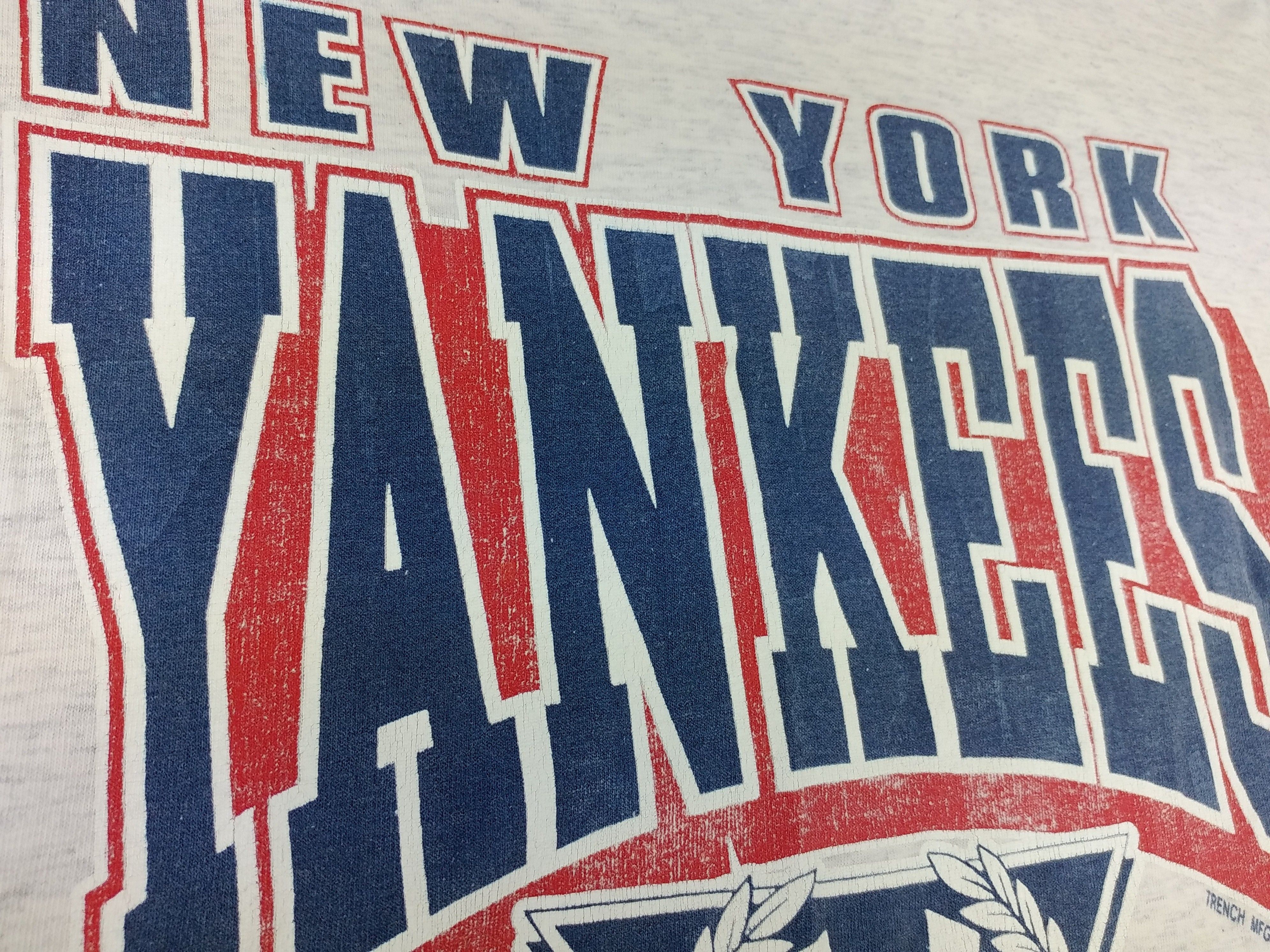 MLB New York Yankees jersey, 1991 vintage baseball L
