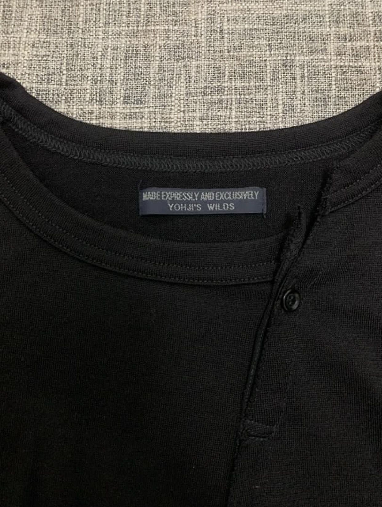 Yohji Yamamoto YOHJI YAMAMOTO REGULATION MEN ASYMMETRICAL LONGSLEEVE TOP Size US S / EU 44-46 / 1 - 5 Thumbnail