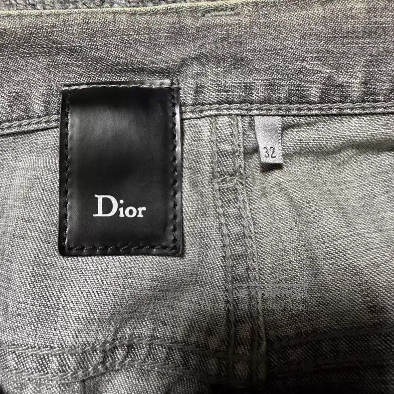 Dior Dior Smoke Grey Distressed Washed Denim Pants Size US 32 / EU 48 - 3 Thumbnail