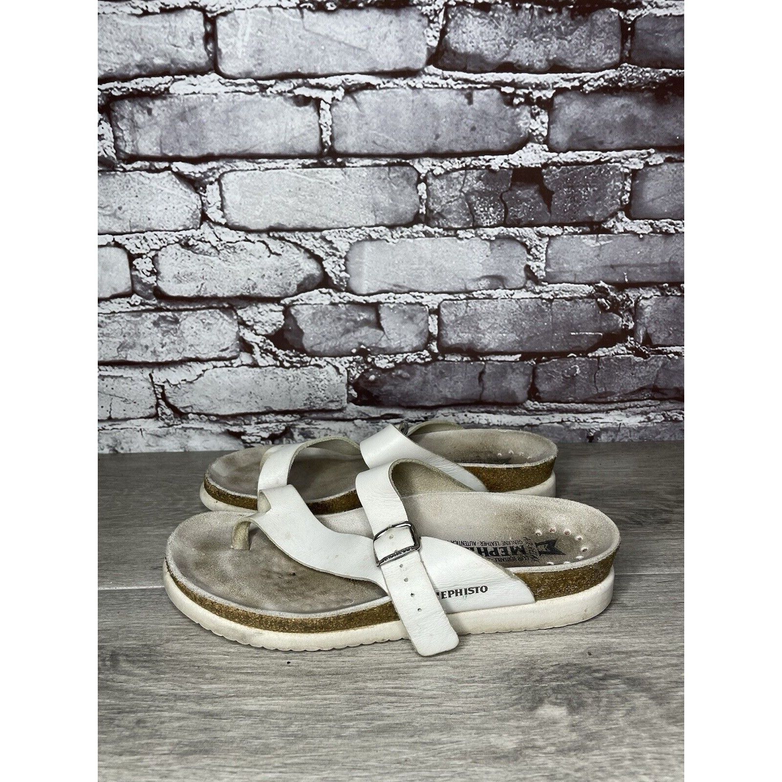 Mephisto Mephisto Womens Sandals Helen Casual Buckle Strap Toe-Post O Size US 8.5 / IT 38.5 - 16 Thumbnail