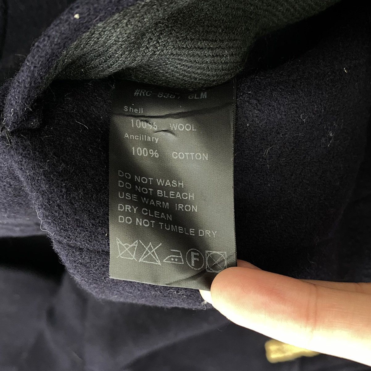Orcival ORCIVAL FRANCE Duffle Wool Navy Coat Size US M / EU 48-50 / 2 - 6 Thumbnail