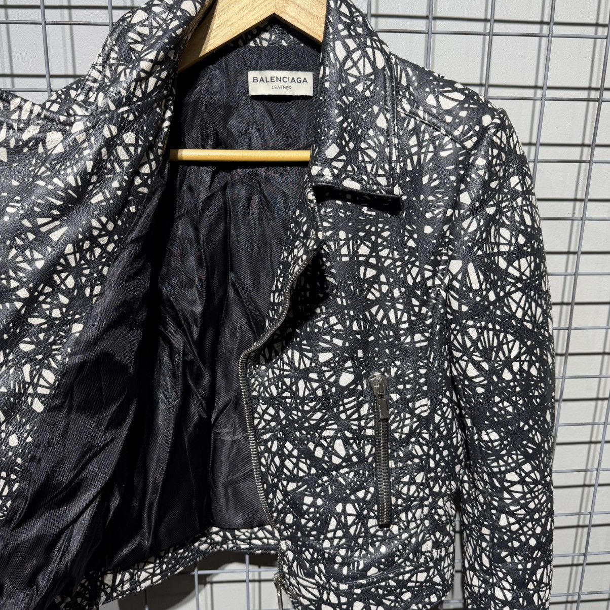 Balenciaga Balenciaga Lambskin Motorcycle Leather Jacket Size XS / US 0-2 / IT 36-38 - 3 Thumbnail
