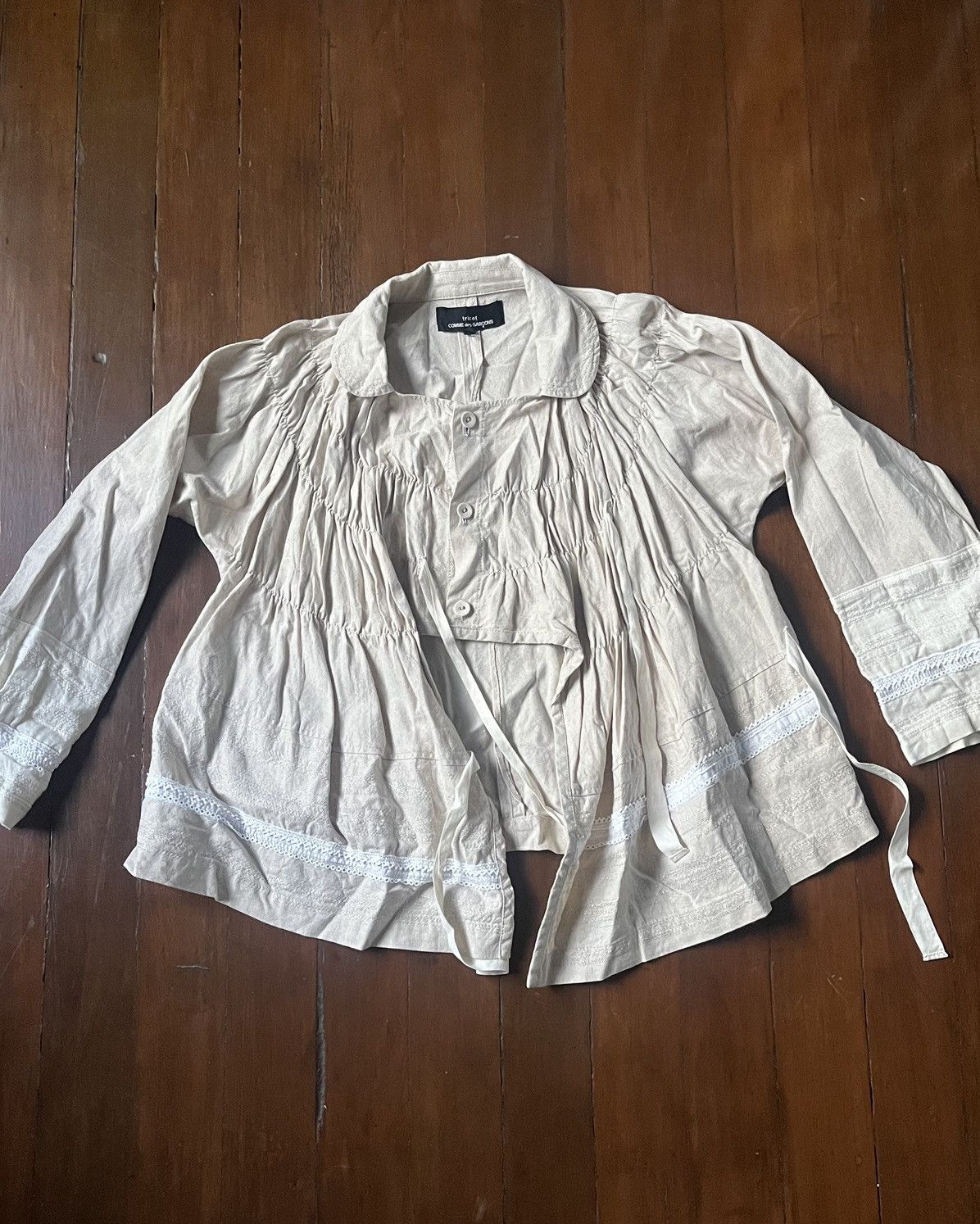 Tricot Comme des Garcons Tricot Comme des Garcons Puckered Light Jacket Size M / US 6-8 / IT 42-44 - 1 Thumbnail