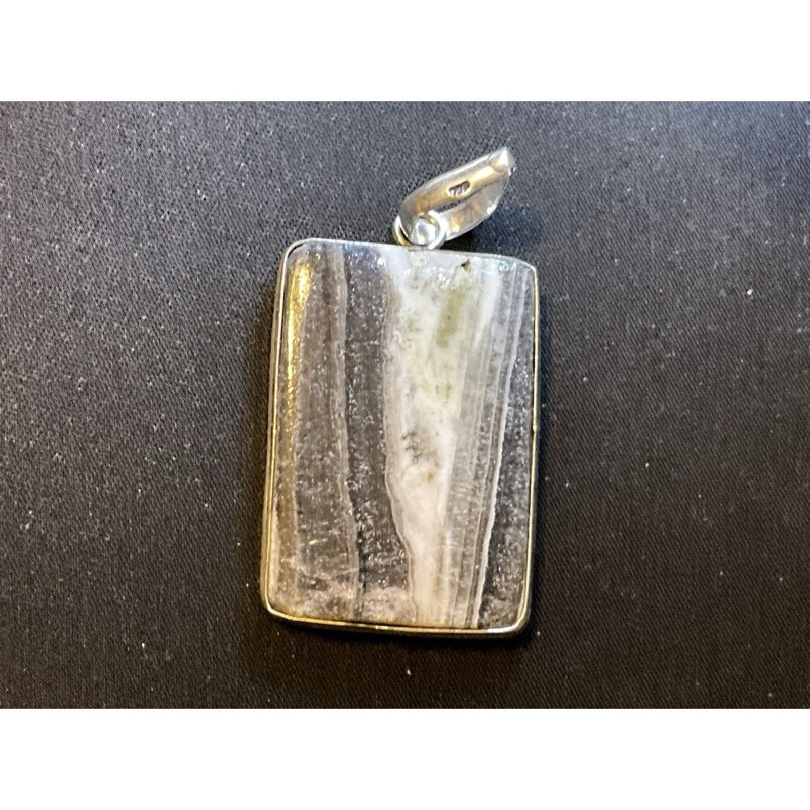 Other 925 Sterling Zebra Jasper Large Pendant Size ONE SIZE - 2 Thumbnail