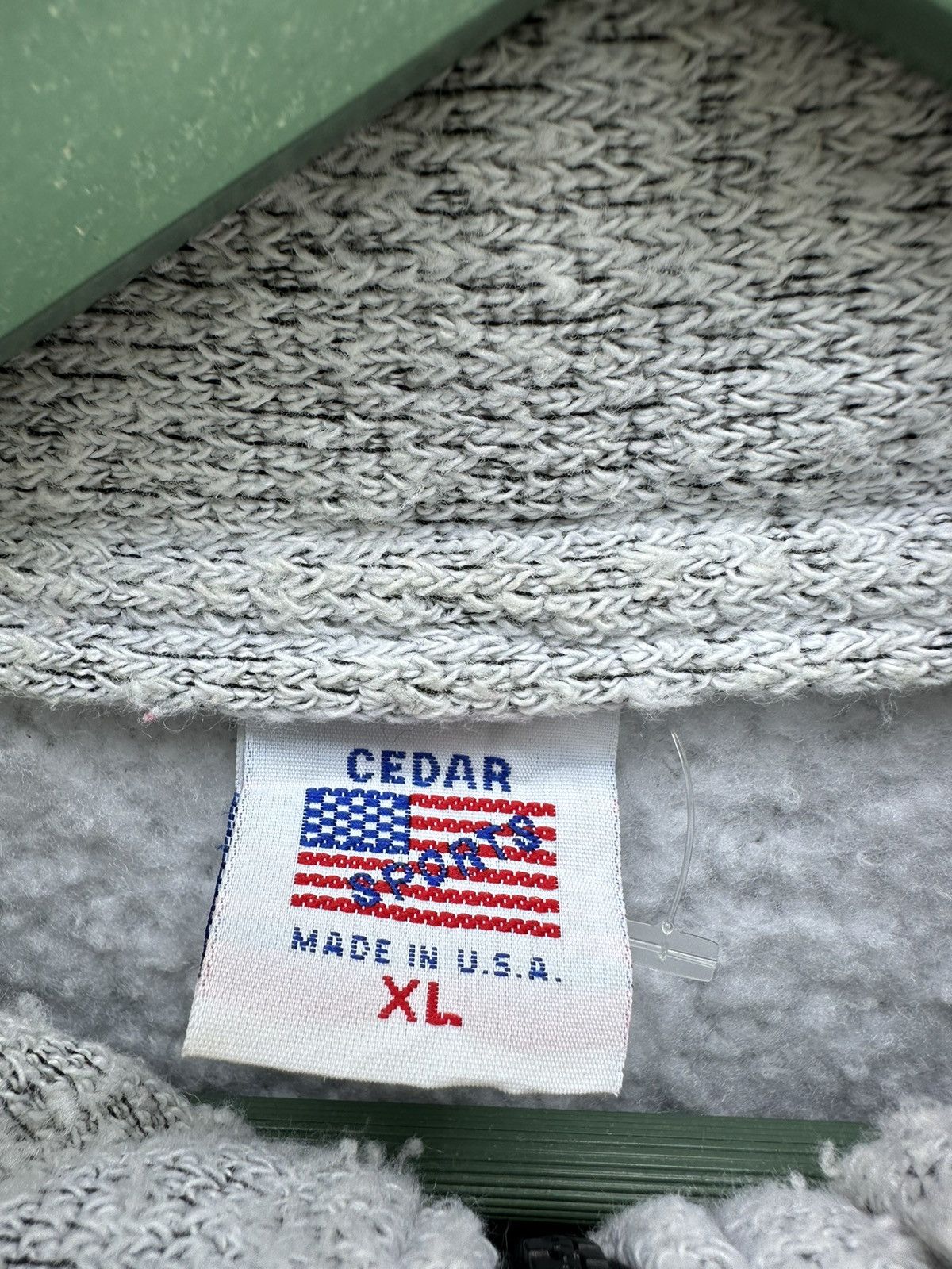 Cedarwood State Vintage Washington DC Cedar Sport Half Zipper Fleece A154 Size US XL / EU 56 / 4 - 7 Thumbnail