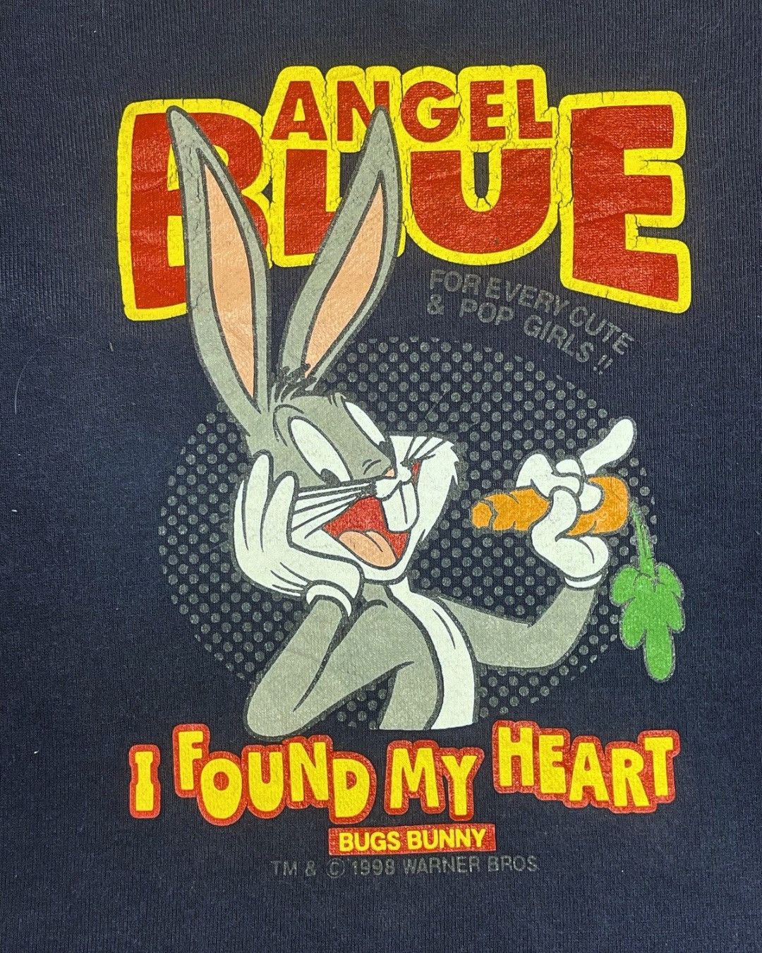 Angel Blue Angel Blue "I Found My Heart" Bugs Bunny Cropped Sweatshirt Size M / US 6-8 / IT 42-44 - 4 Thumbnail