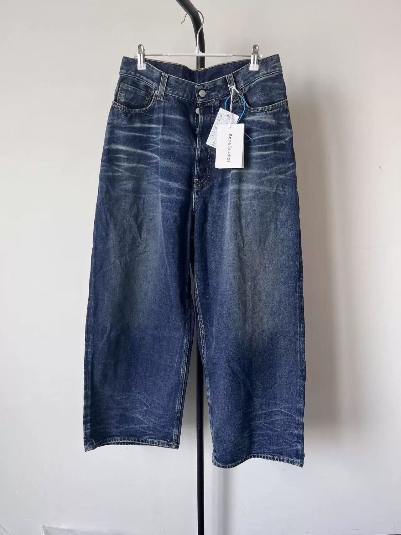 Acne Studios Acne Studios Wide Leg Denim Pants for Men Size US 34 / EU 50 - 1 Thumbnail