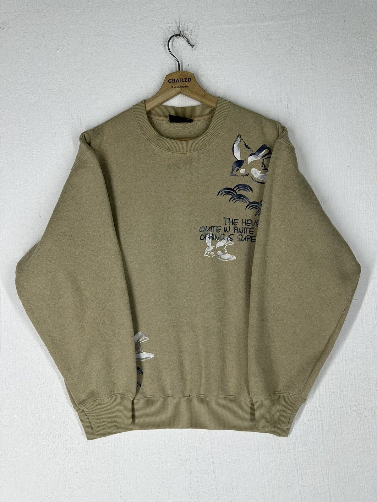 Japanese Brand Vintage Modern Label Sweatshirt Size US L / EU 52-54 / 3 - 2 Thumbnail
