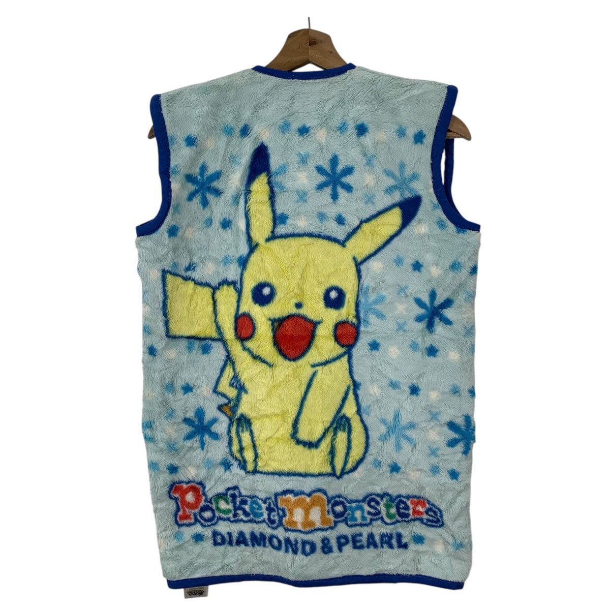 Anime × Pokemon × Vintage Vintage POKEMON Anime Japanese Cartoon Fleece Vest Jacket Size US S / EU 44-46 / 1 - 2 Thumbnail