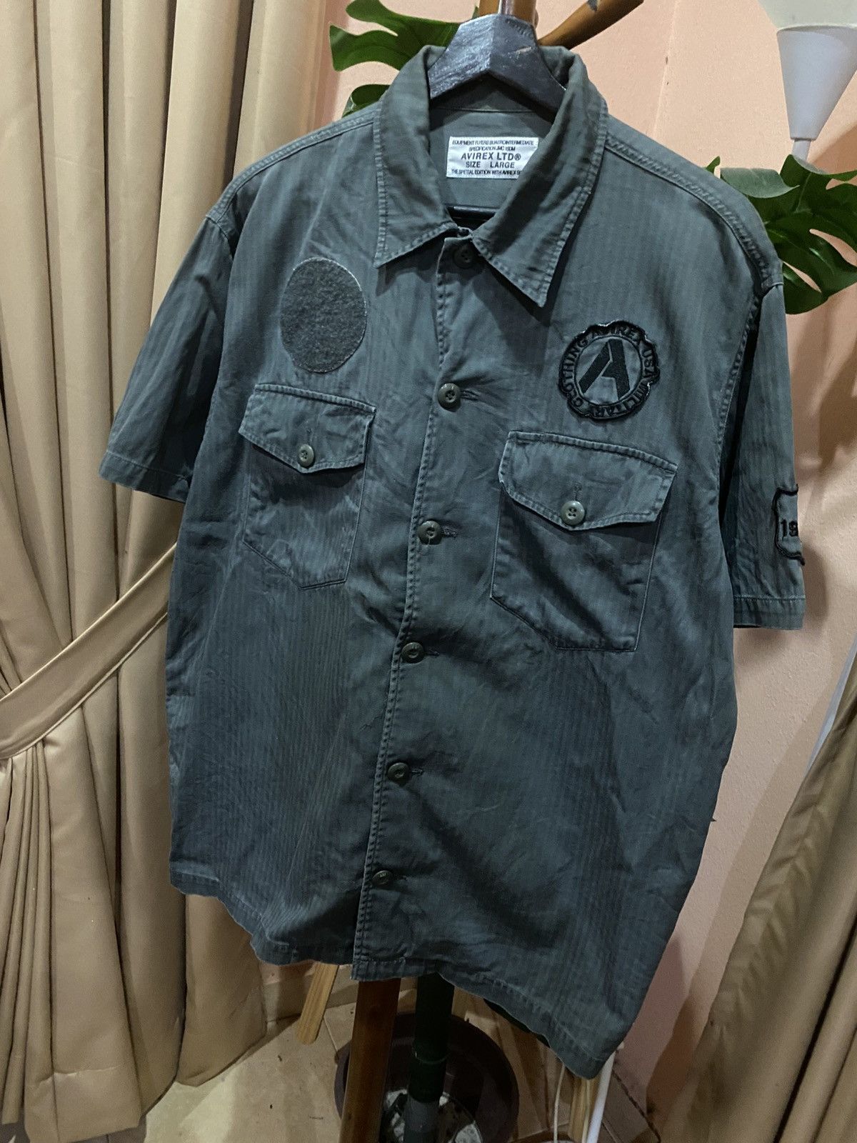 Avirex Vintage Avirex LTD Military-Inspired Short Sleeve Shirt Size US L / EU 52-54 / 3 - 2 Thumbnail