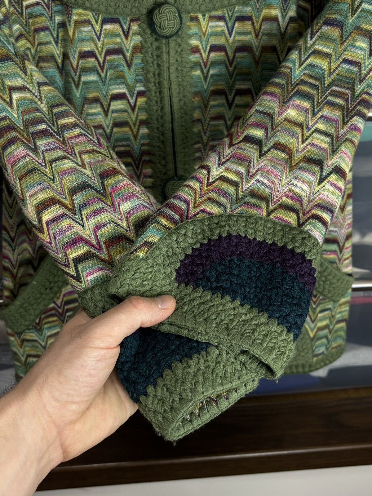 Missoni Missoni Collectable 006/150 ZigZag Knit Cardigan Sweater Size XS / US 0-2 / IT 36-38 - 7 Thumbnail