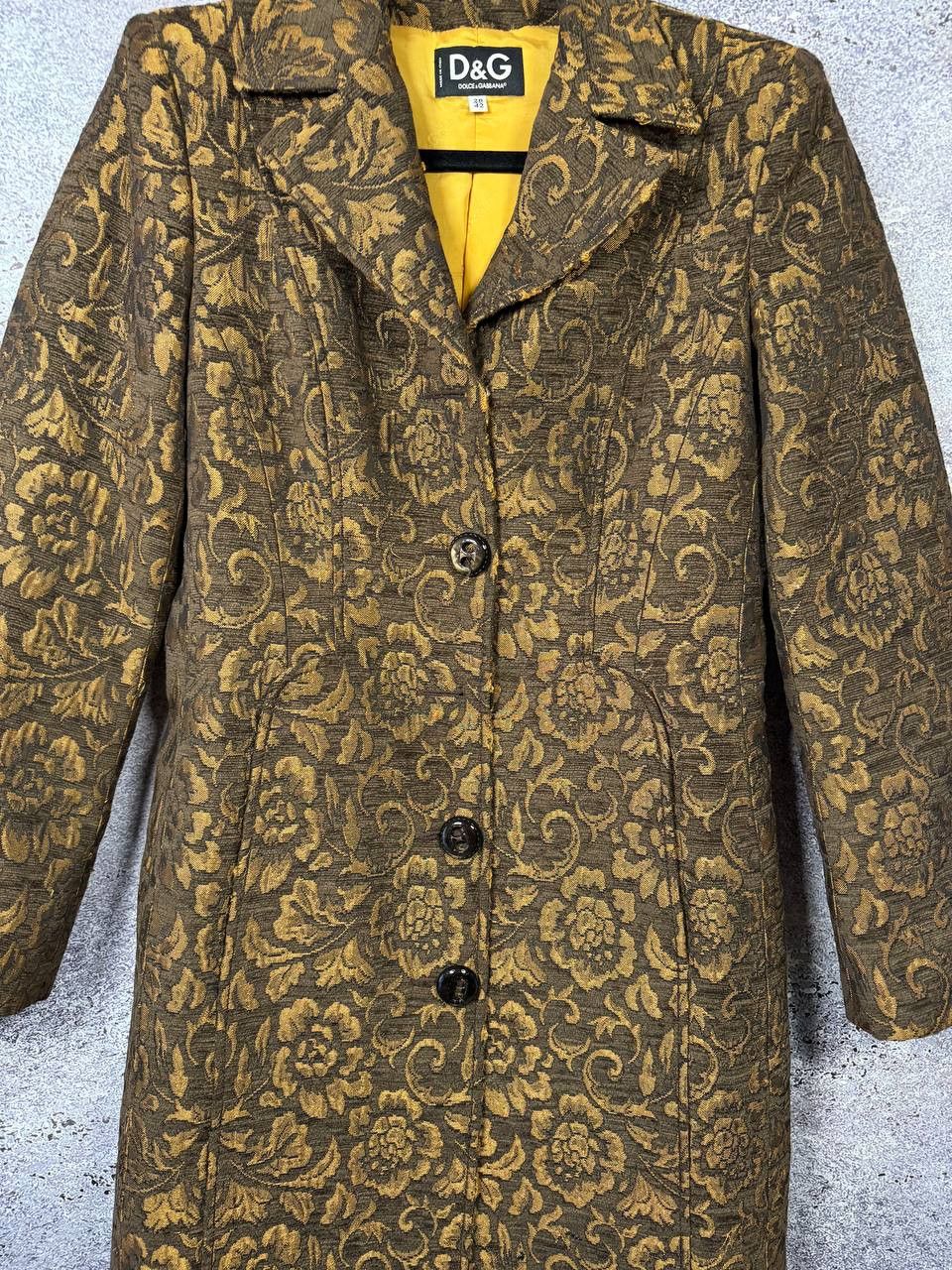 Dolce & Gabbana × Vintage Vintage Dolce Gabbana Retro Paisley Print Woman Coat 28/42sz Size M / US 6-8 / IT 42-44 - 7 Thumbnail